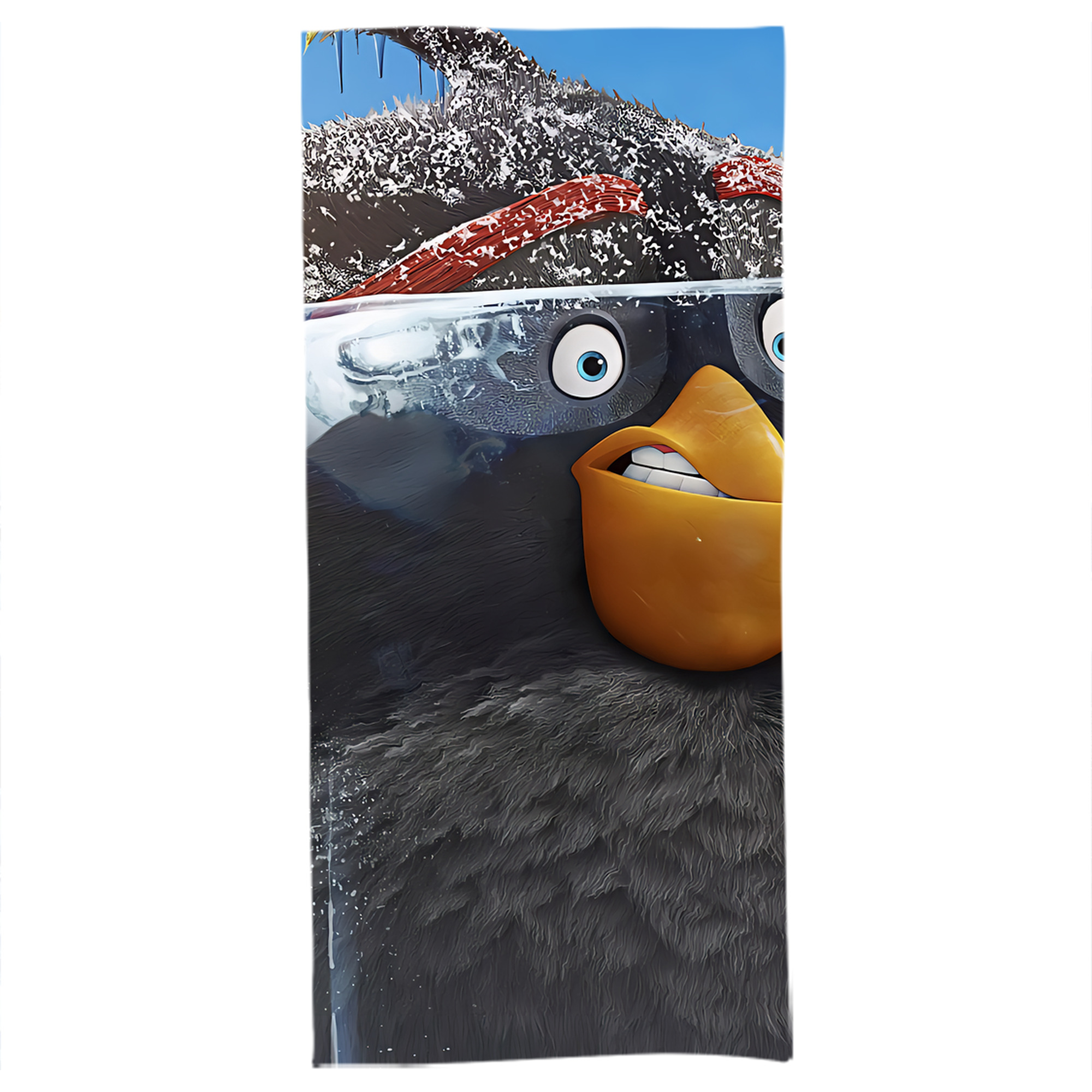 （画像用） Angry Birds アングリーバード 大判バスタオル 70×140cm 吸水速乾 柔らかい肌触り