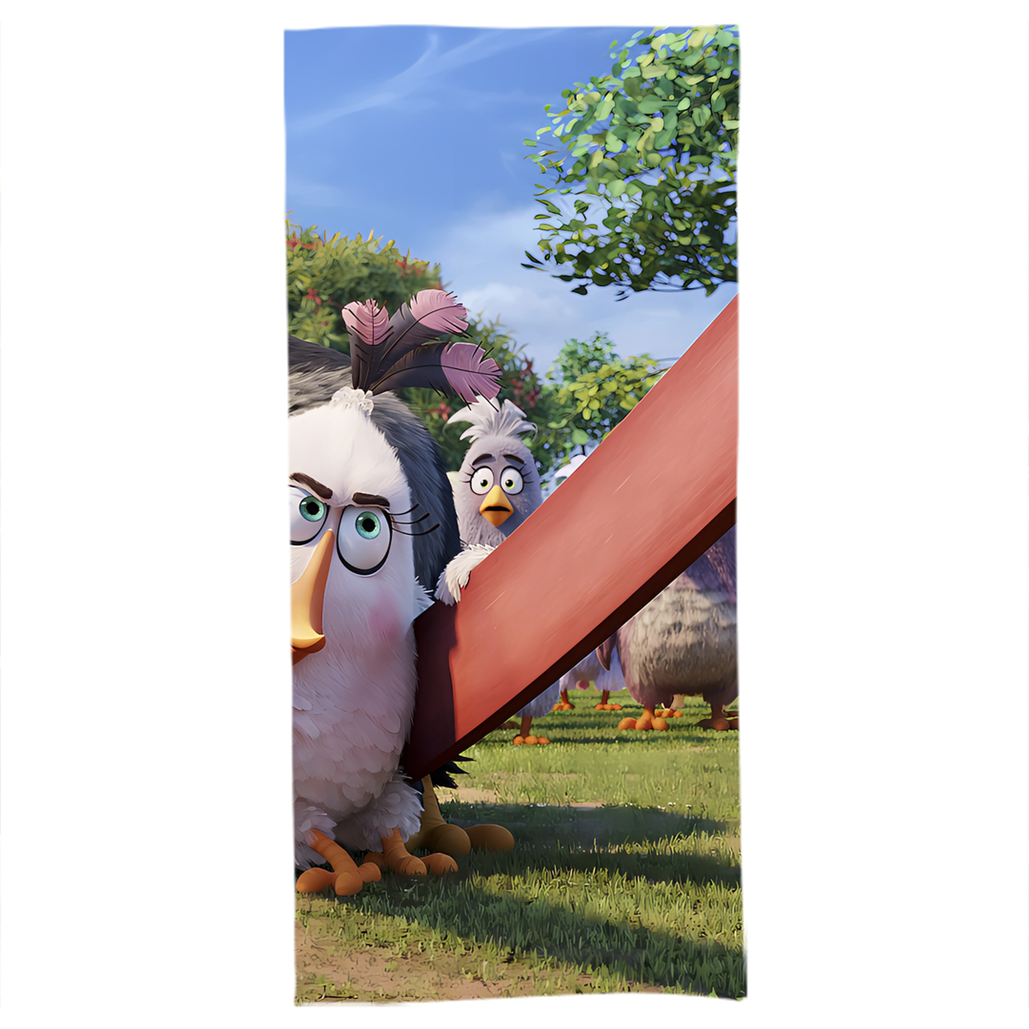 （画像用） Angry Birds アングリーバード 大判バスタオル 70×140cm 吸水速乾 柔らかい肌触り