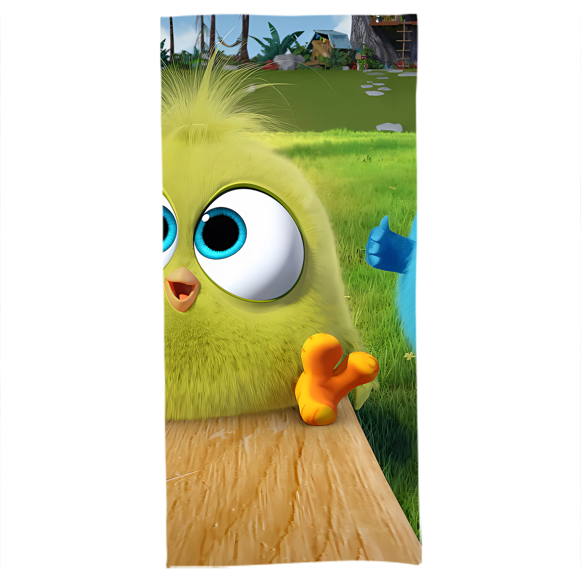 （画像用） Angry Birds アングリーバード 大判バスタオル 70×140cm 吸水速乾 柔らかい肌触り