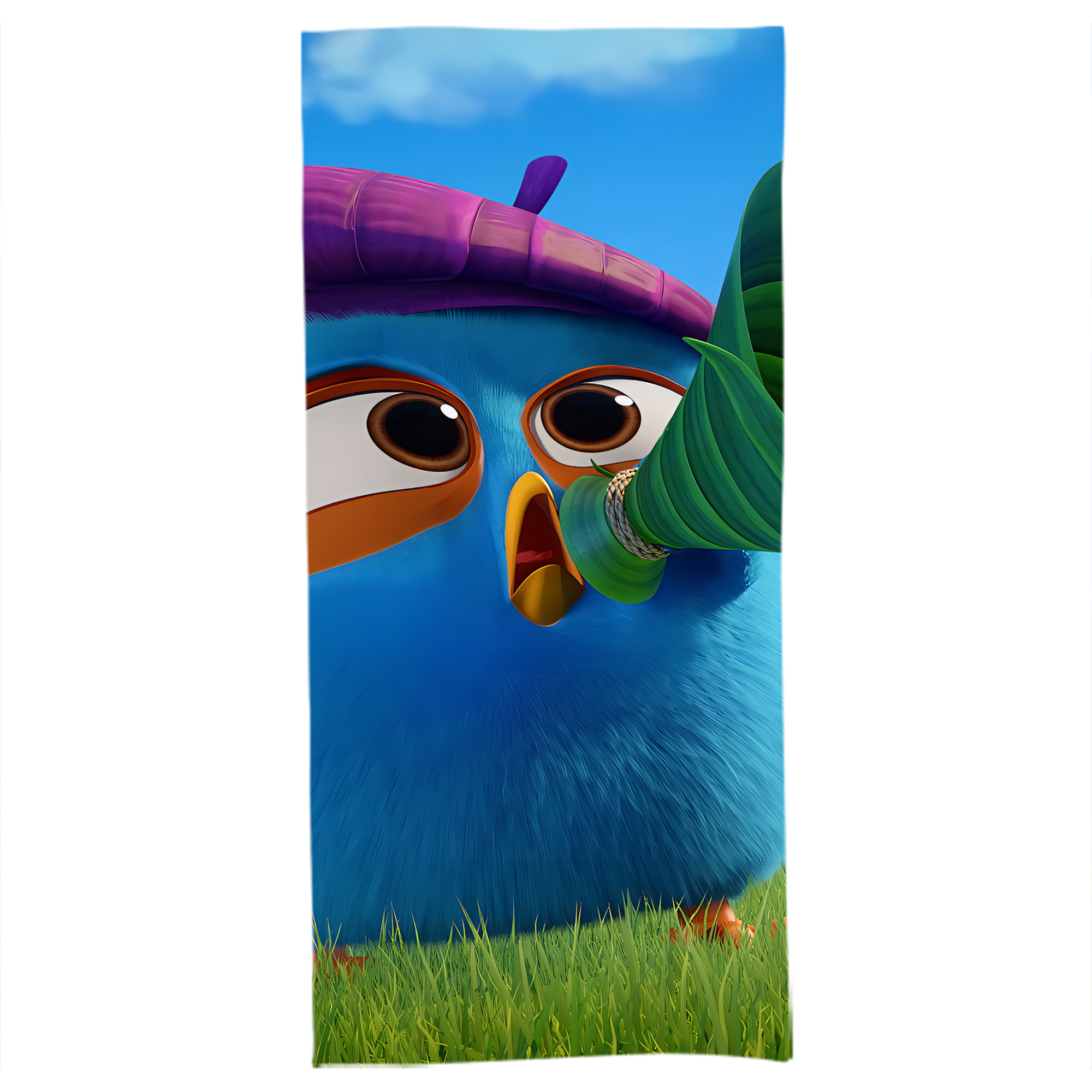 （画像用） Angry Birds アングリーバード 大判バスタオル 70×140cm 吸水速乾 柔らかい肌触り