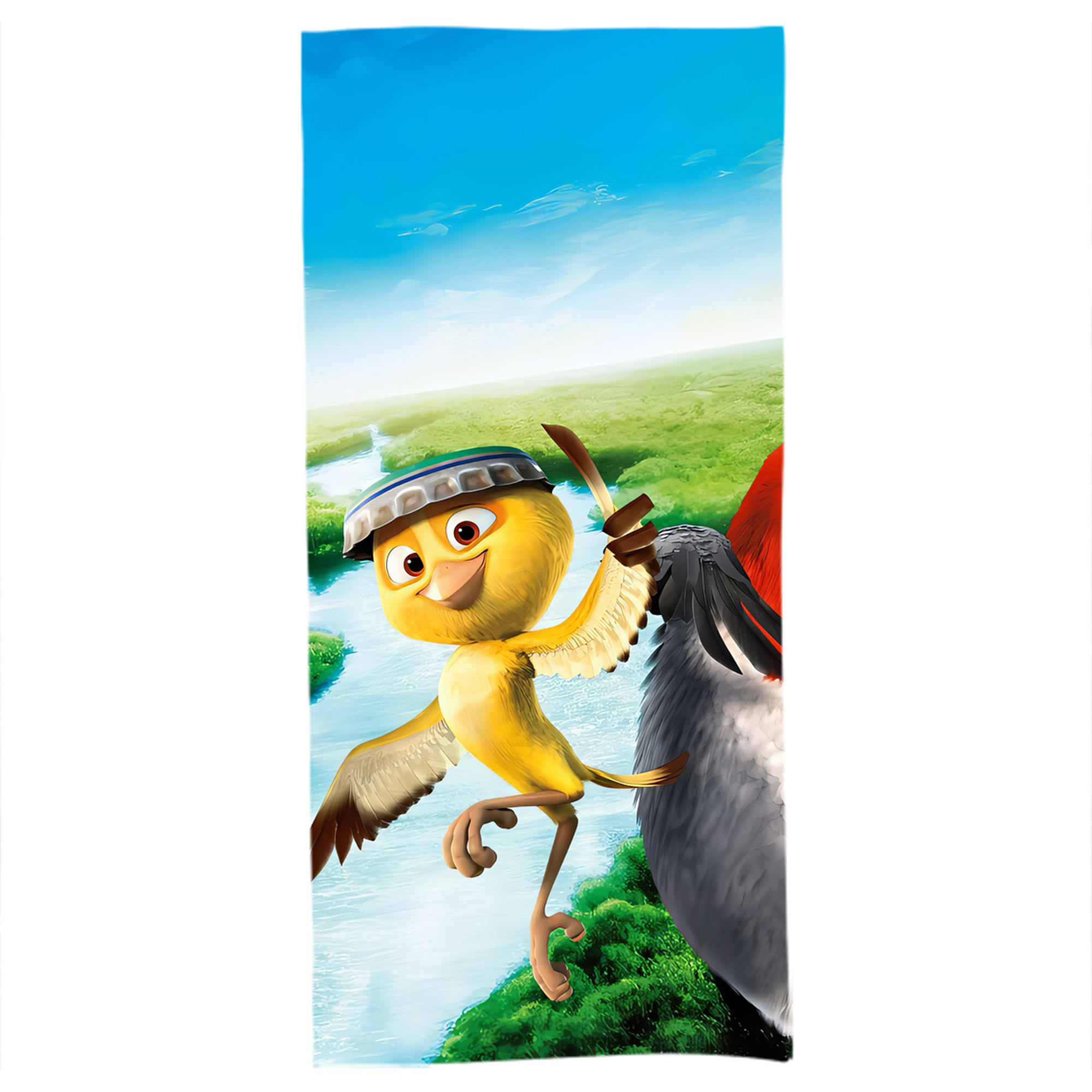 （画像用） Angry Birds アングリーバード 大判バスタオル 70×140cm 吸水速乾 柔らかい肌触り