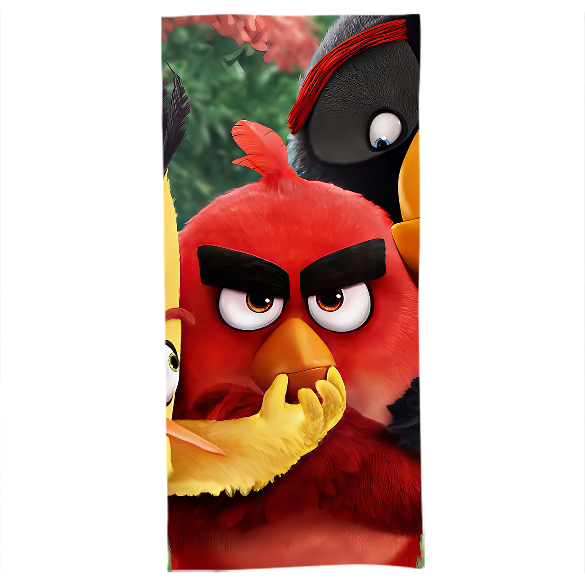 （画像用） Angry Birds アングリーバード 大判バスタオル 70×140cm 吸水速乾 柔らかい肌触り