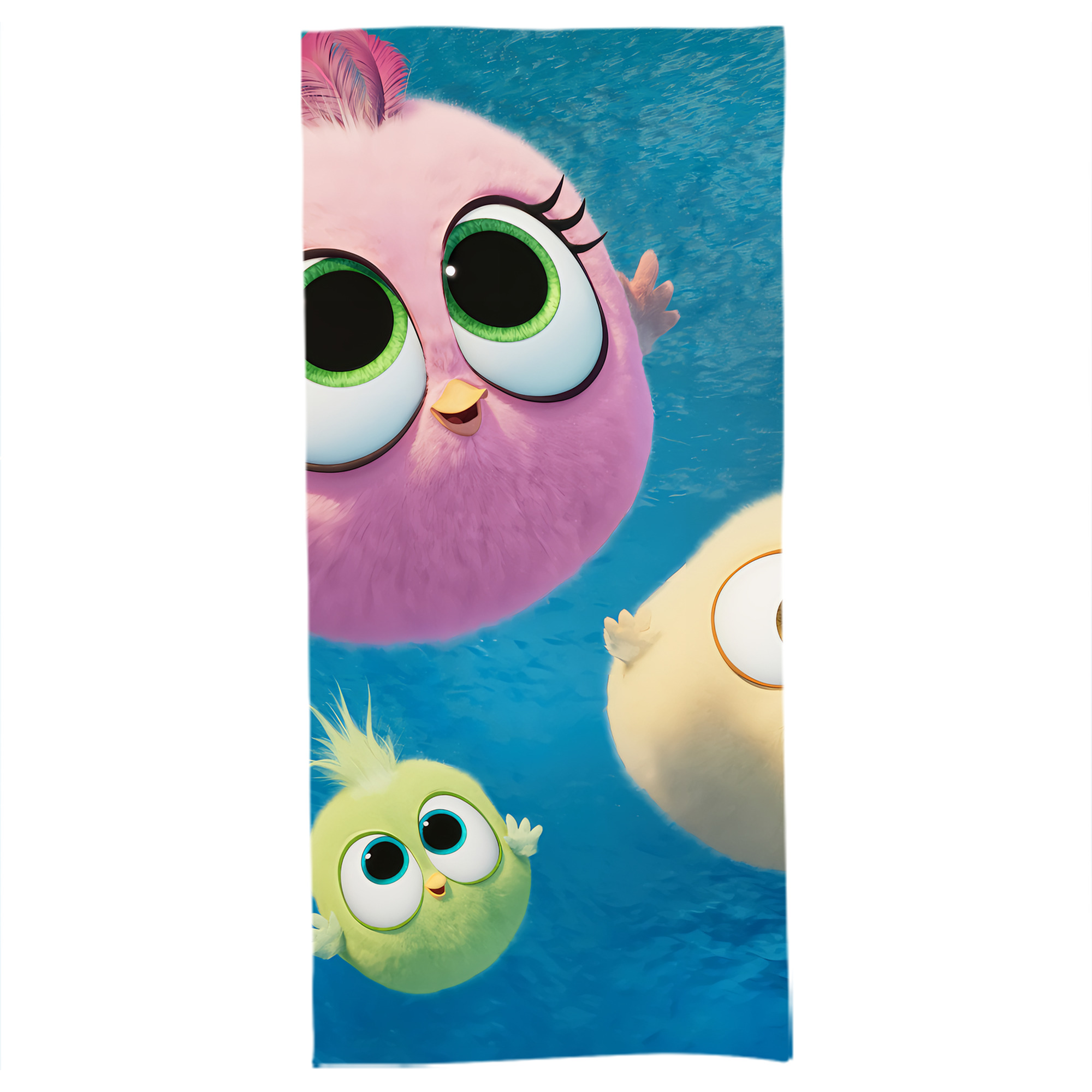 （画像用） Angry Birds アングリーバード 大判バスタオル 70×140cm 吸水速乾 柔らかい肌触り