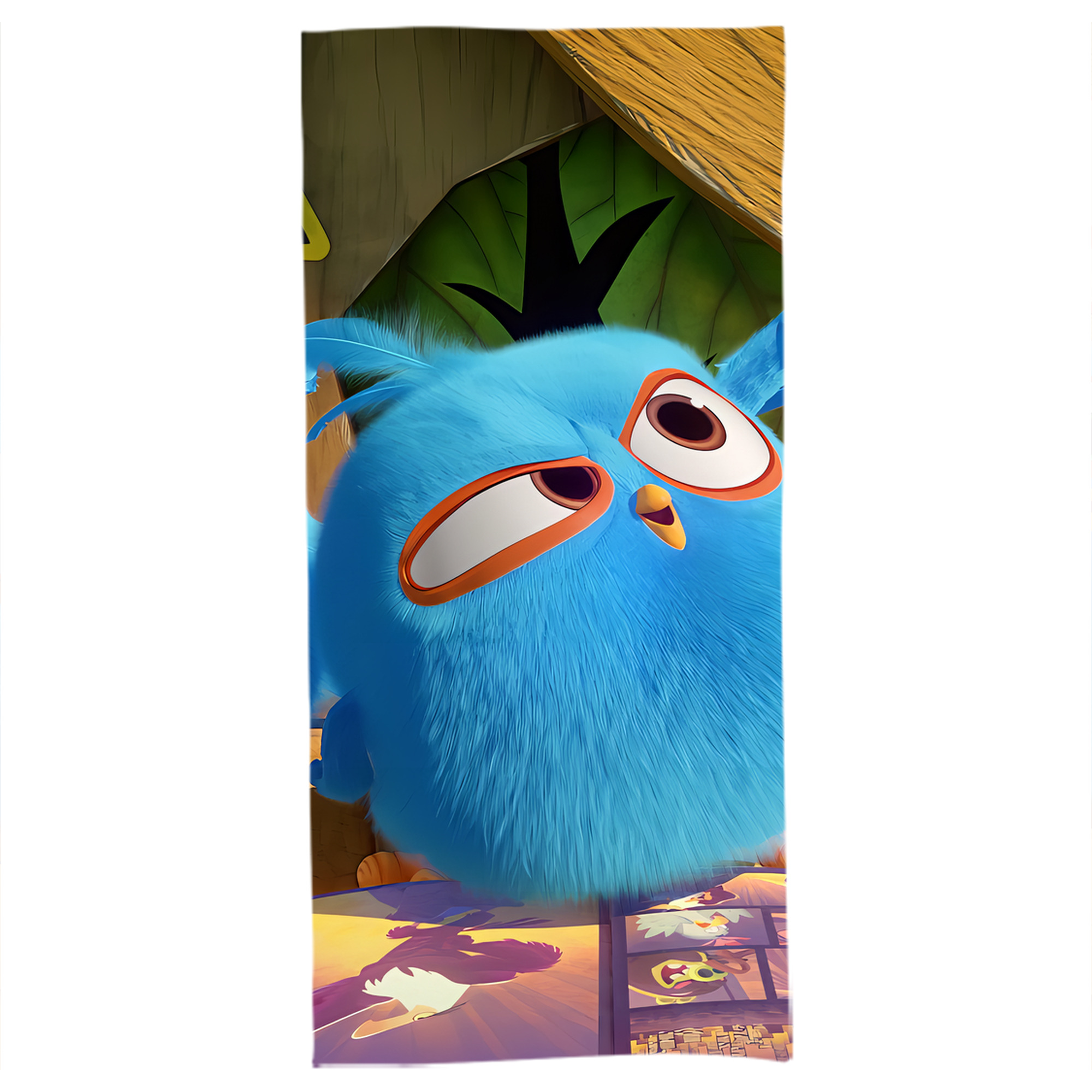 （画像用） Angry Birds アングリーバード 大判バスタオル 70×140cm 吸水速乾 柔らかい肌触り