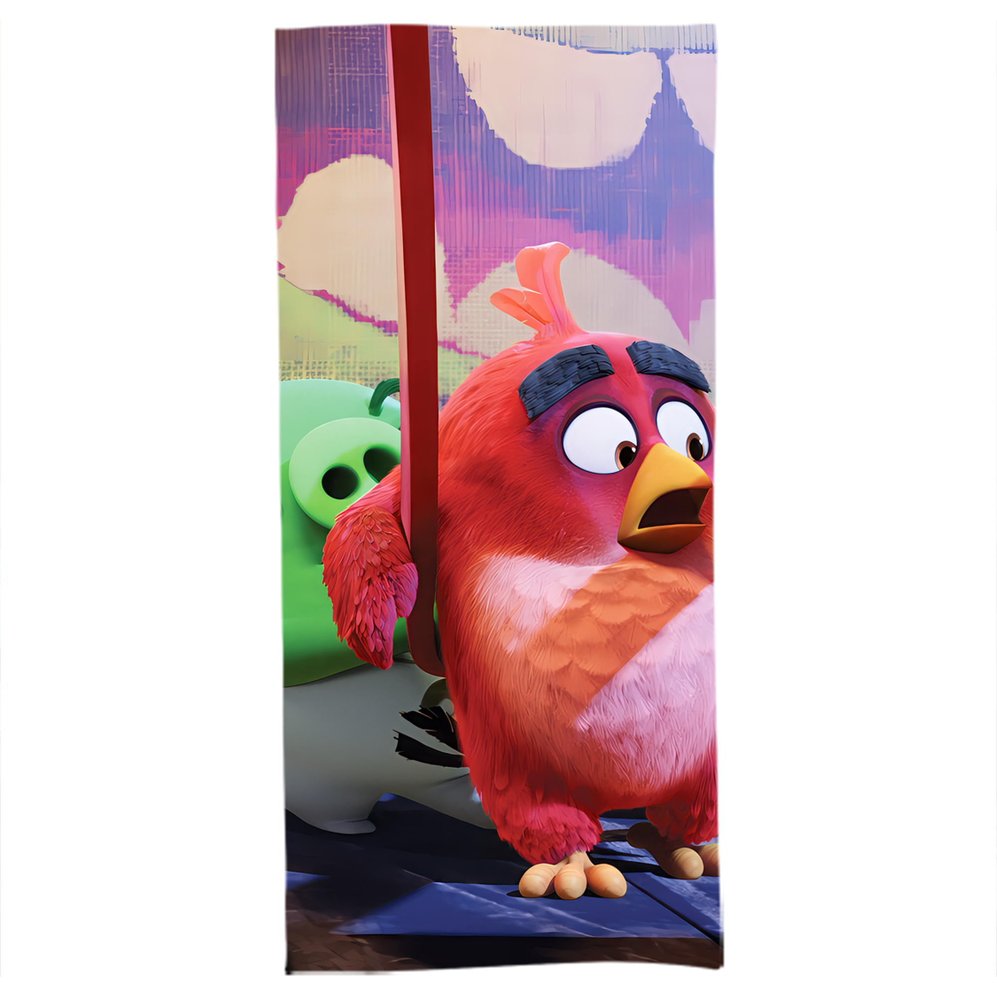 （画像用） Angry Birds アングリーバード 大判バスタオル 70×140cm 吸水速乾 柔らかい肌触り