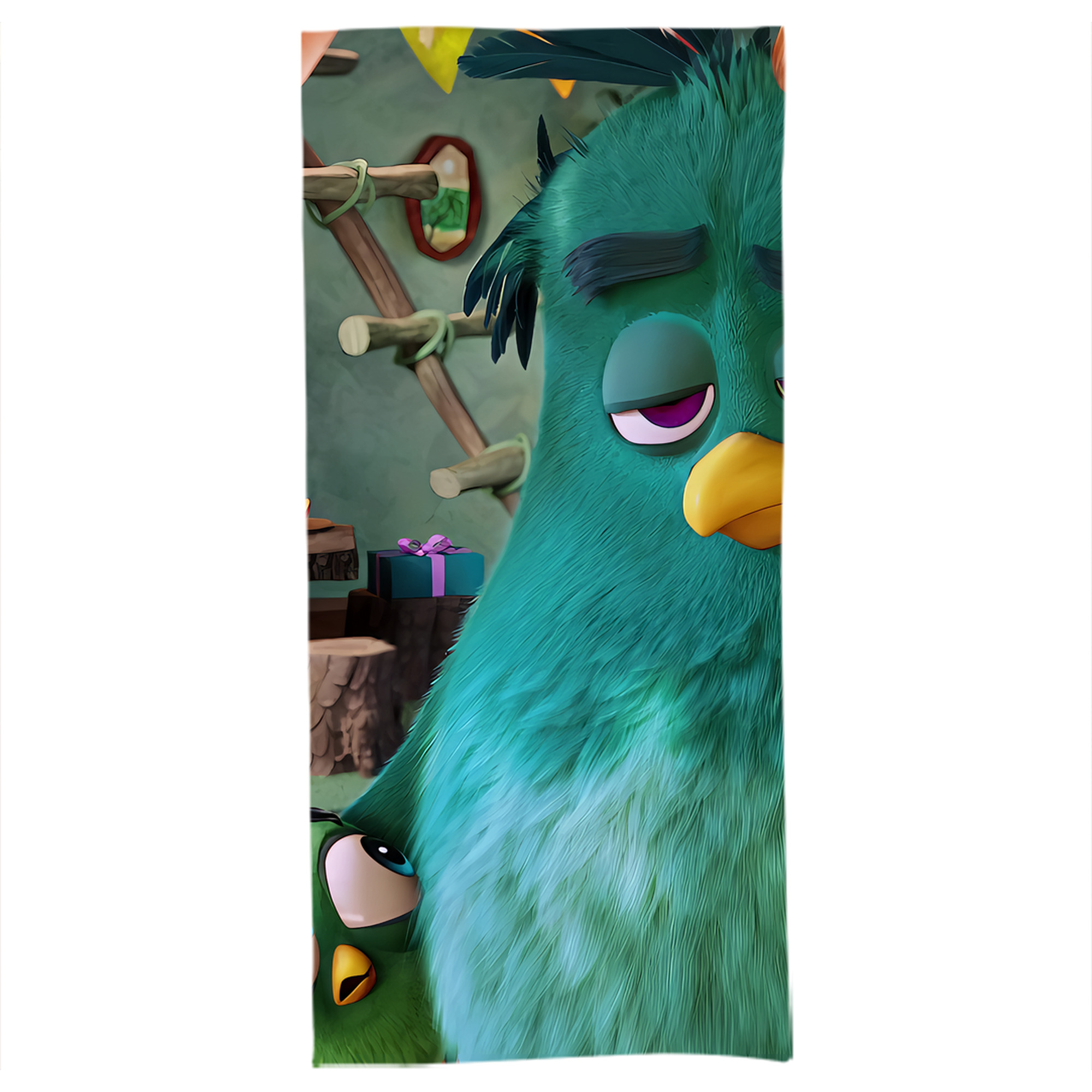 （画像用） Angry Birds アングリーバード 大判バスタオル 70×140cm 吸水速乾 柔らかい肌触り