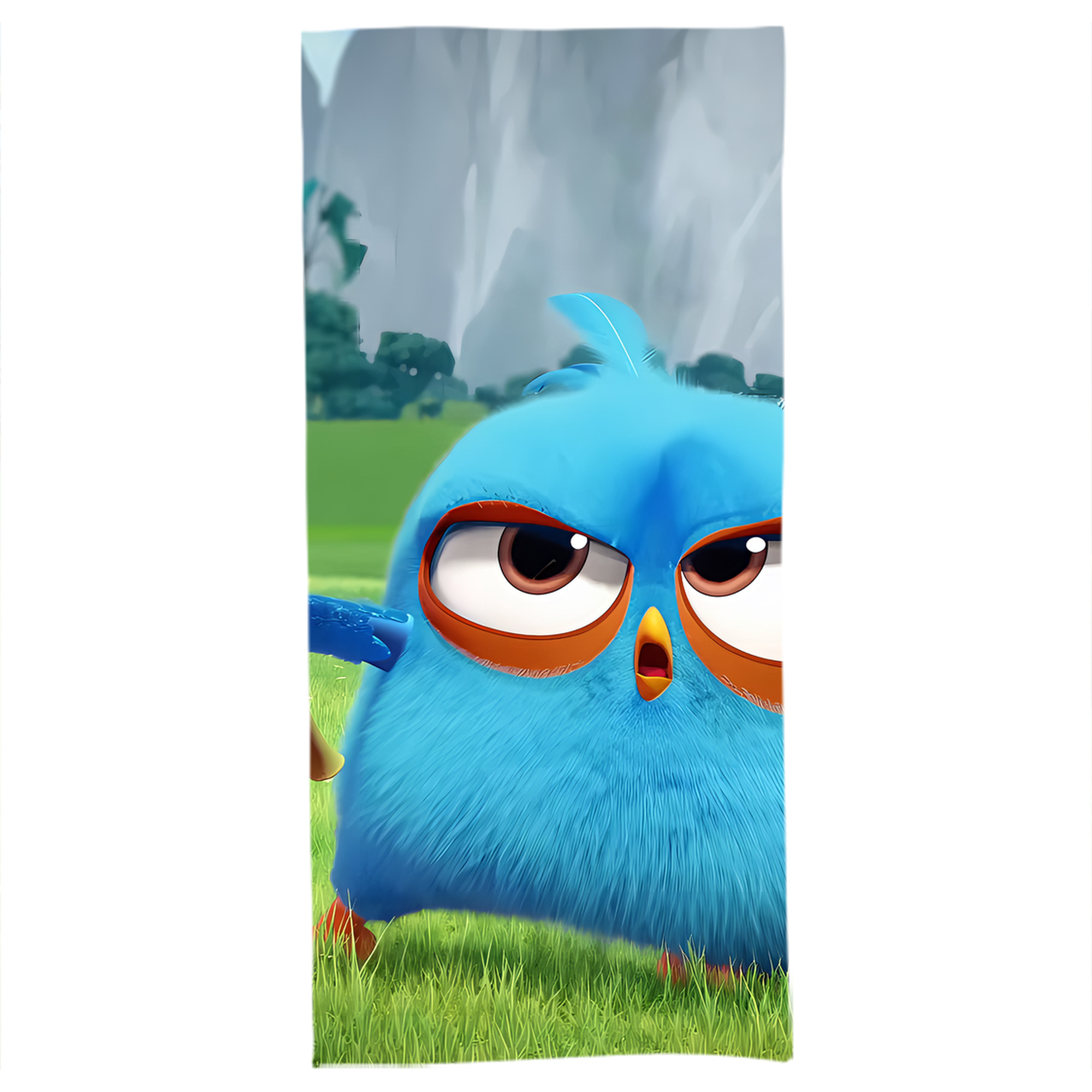（画像用） Angry Birds アングリーバード 大判バスタオル 70×140cm 吸水速乾 柔らかい肌触り