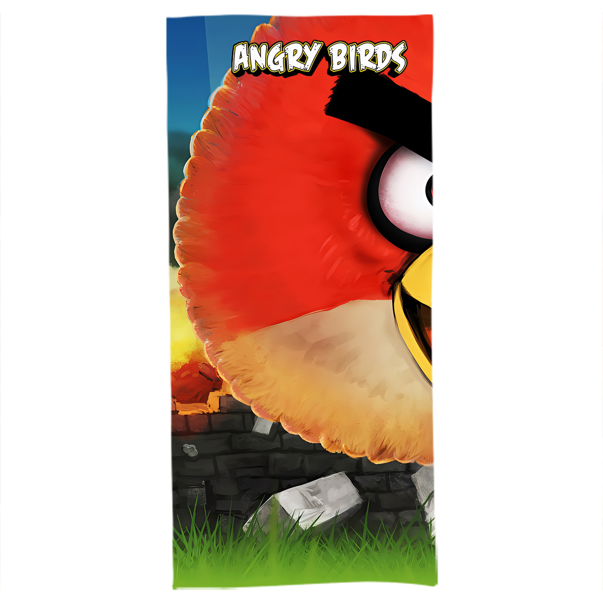 （画像用） Angry Birds アングリーバード 大判バスタオル 70×140cm 吸水速乾 柔らかい肌触り