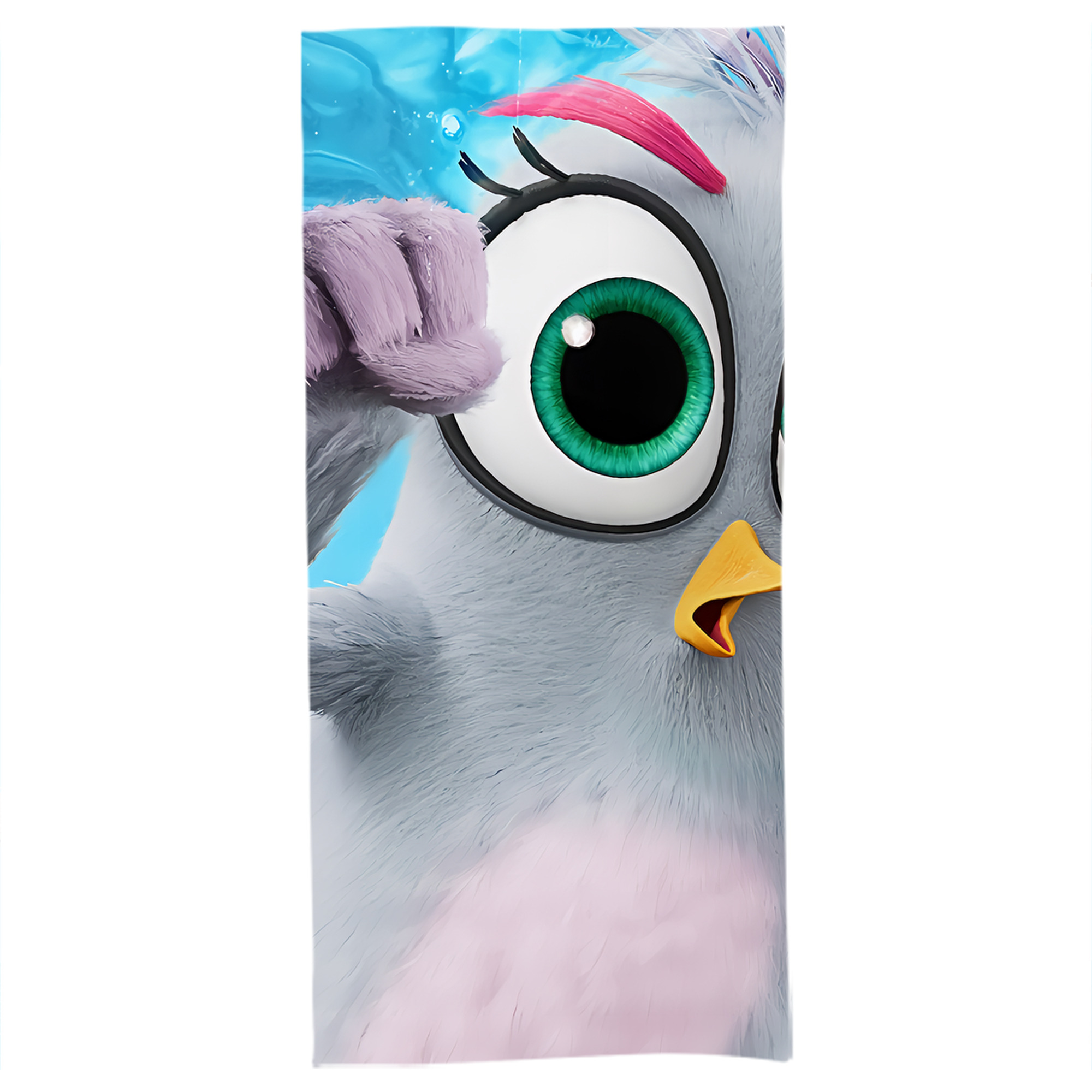 （画像用） Angry Birds アングリーバード 大判バスタオル 70×140cm 吸水速乾 柔らかい肌触り