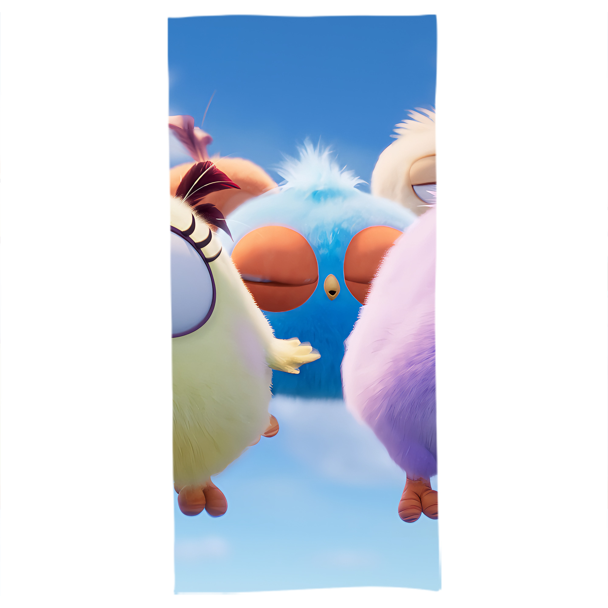 （画像用） Angry Birds アングリーバード 大判バスタオル 70×140cm 吸水速乾 柔らかい肌触り