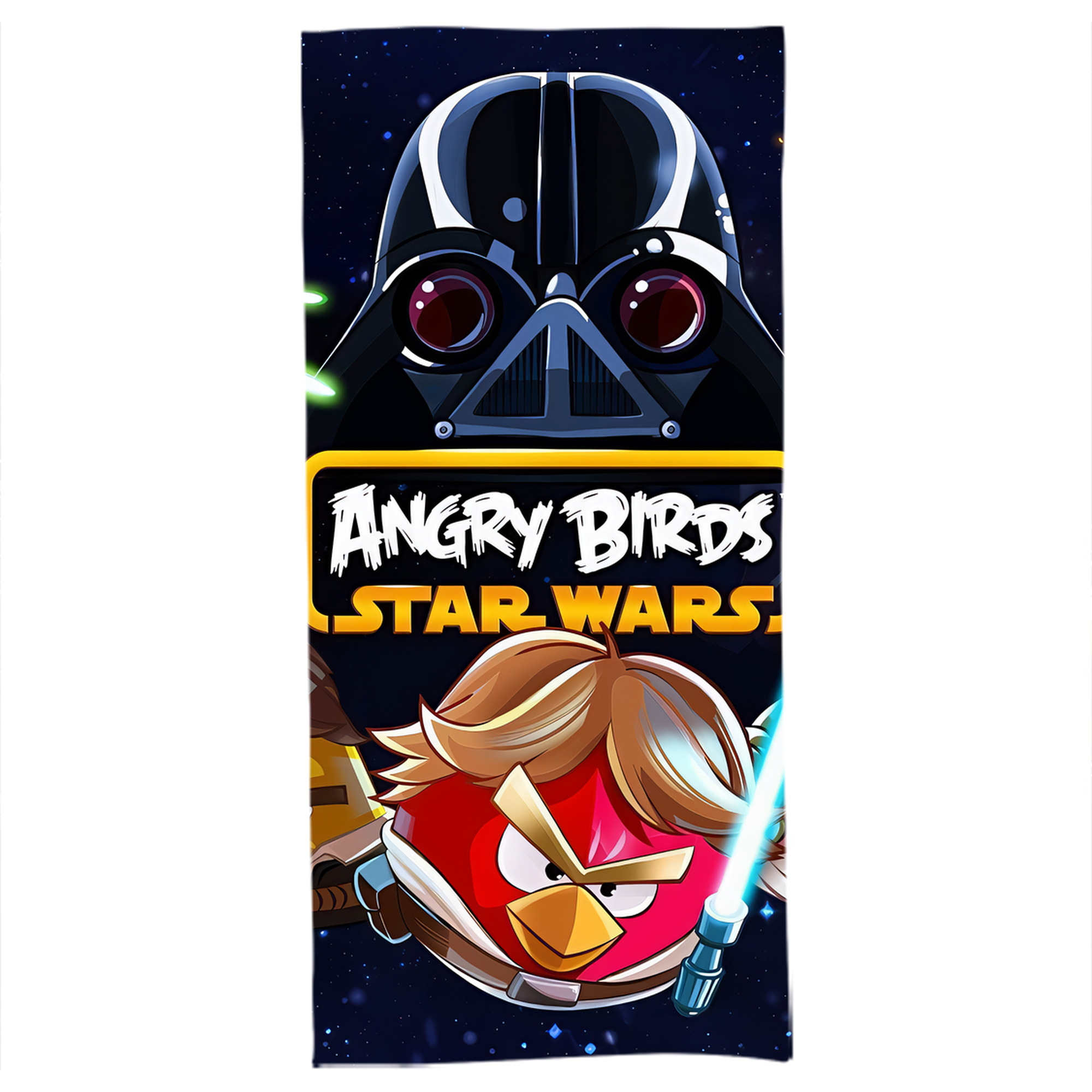 （画像用） Angry Birds アングリーバード 大判バスタオル 70×140cm 吸水速乾 柔らかい肌触り