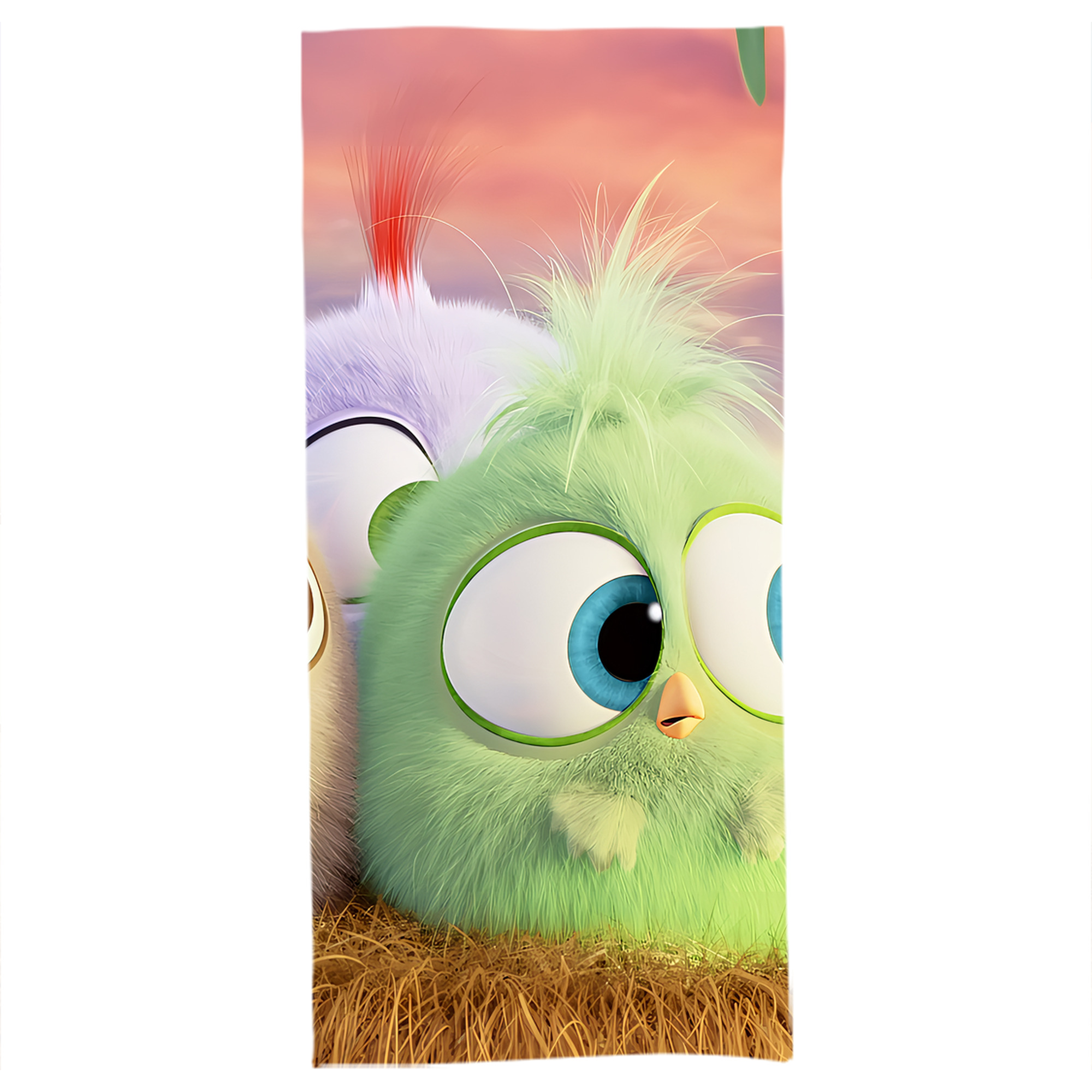 （画像用） Angry Birds アングリーバード 大判バスタオル 70×140cm 吸水速乾 柔らかい肌触り