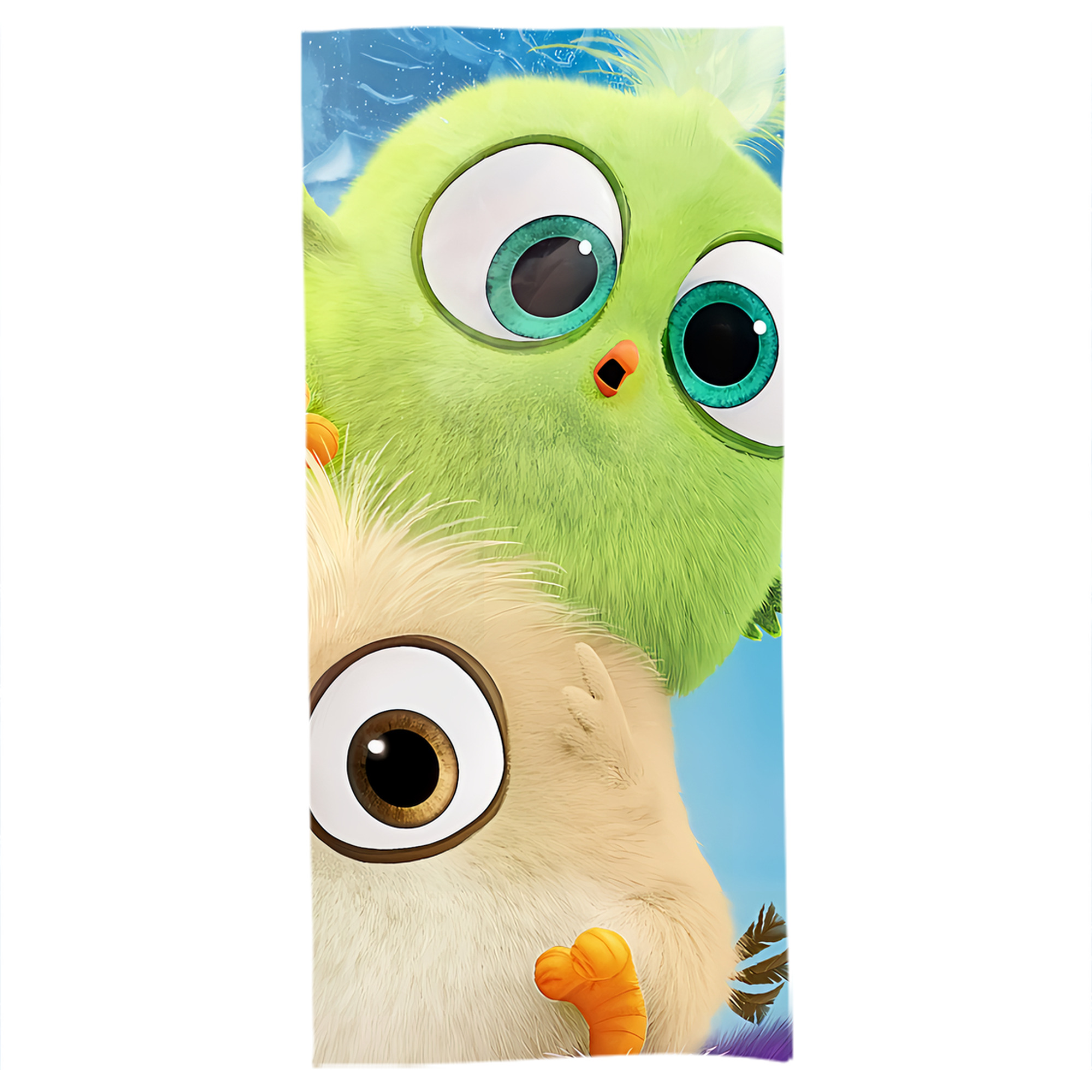 （画像用） Angry Birds アングリーバード 大判バスタオル 70×140cm 吸水速乾 柔らかい肌触り