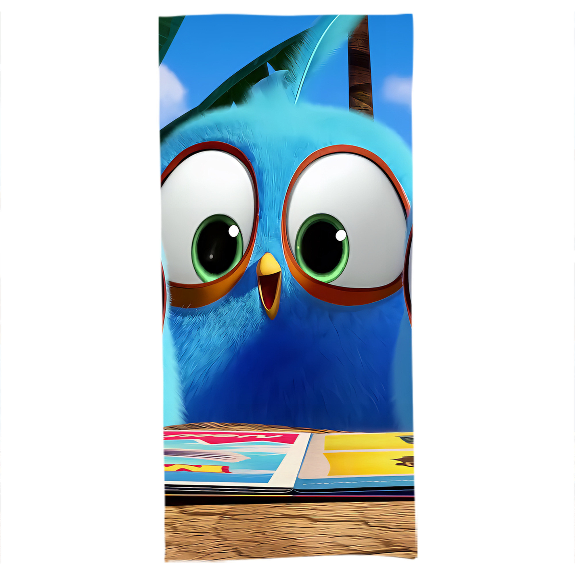 （画像用） Angry Birds アングリーバード 大判バスタオル 70×140cm 吸水速乾 柔らかい肌触り