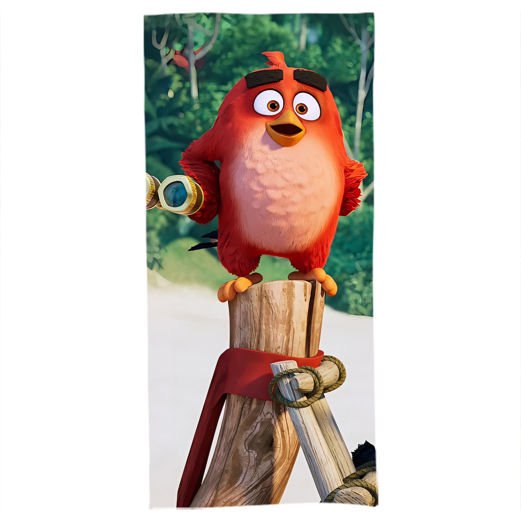 （画像用） Angry Birds アングリーバード 大判バスタオル 70×140cm 吸水速乾 柔らかい肌触り