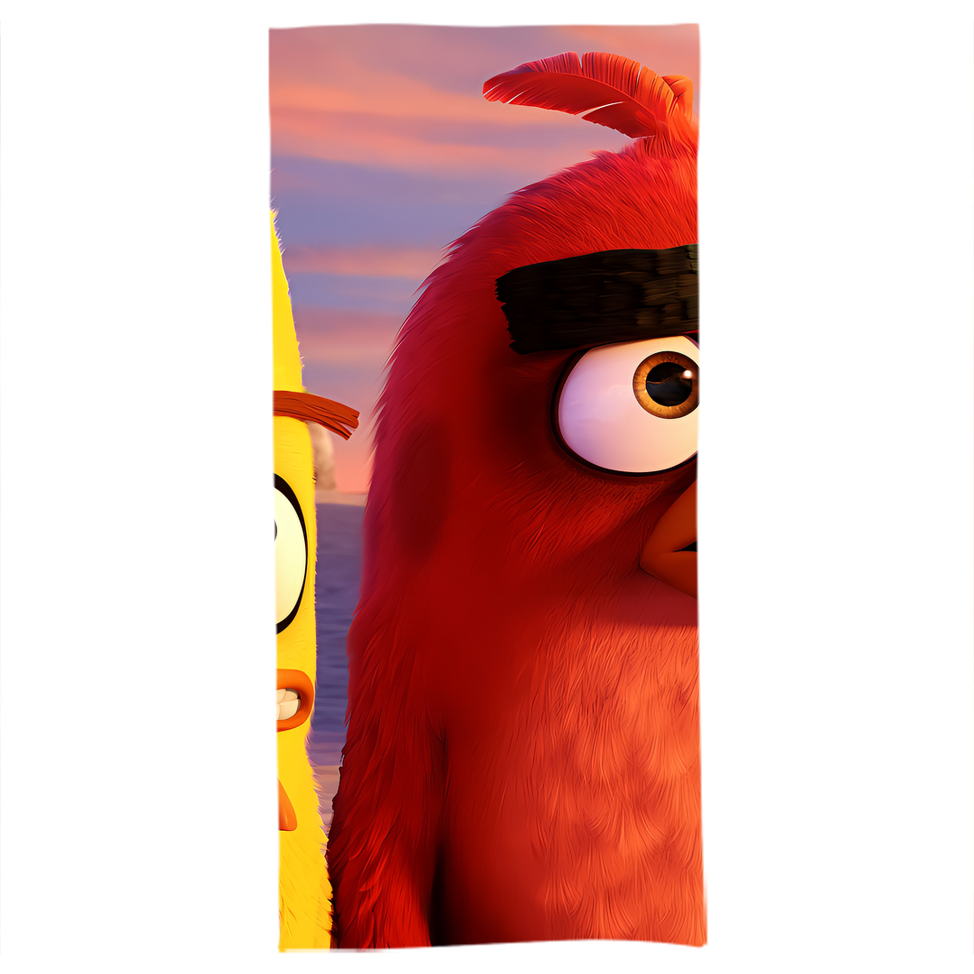 （画像用） Angry Birds アングリーバード 大判バスタオル 70×140cm 吸水速乾 柔らかい肌触り