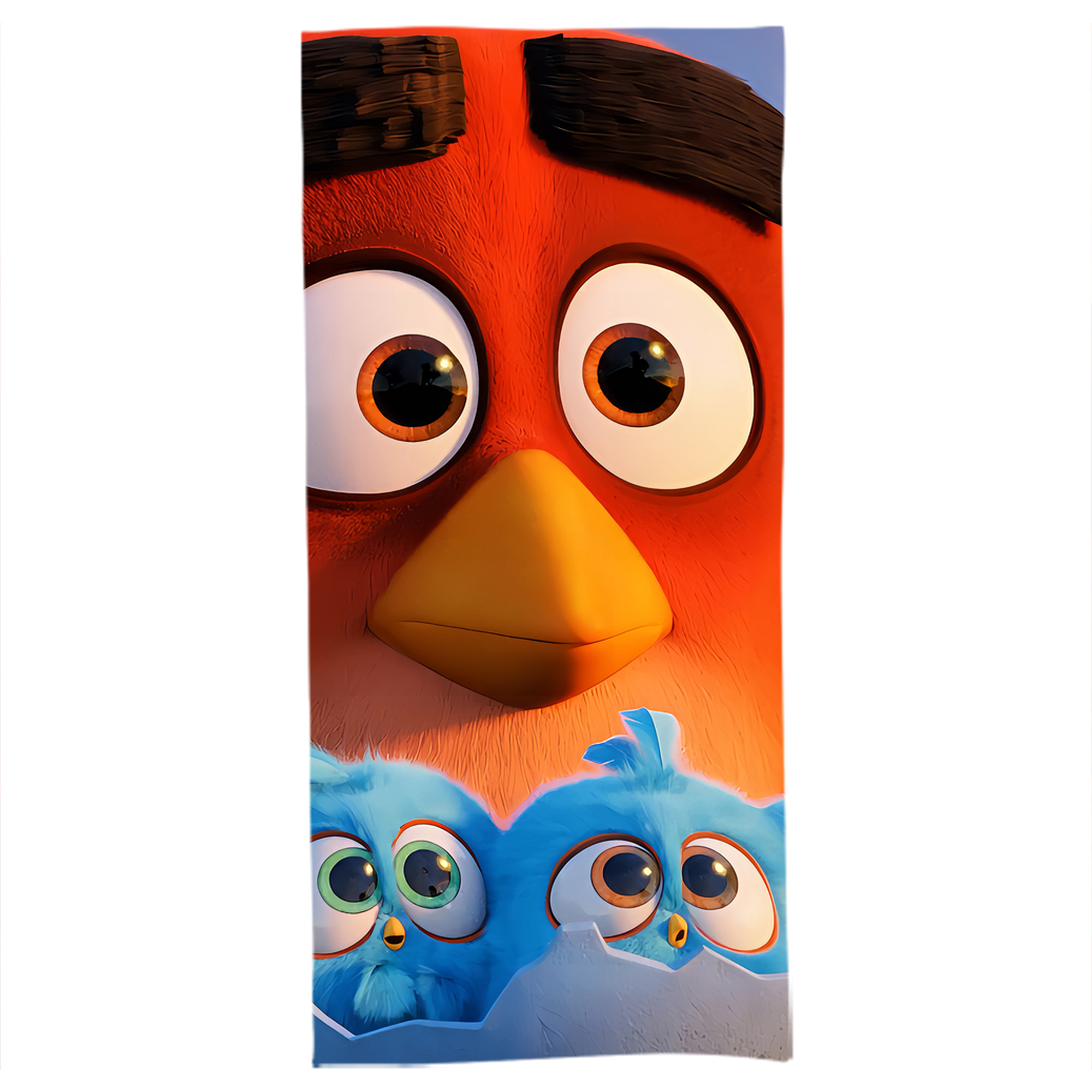 （画像用） Angry Birds アングリーバード 大判バスタオル 70×140cm 吸水速乾 柔らかい肌触り
