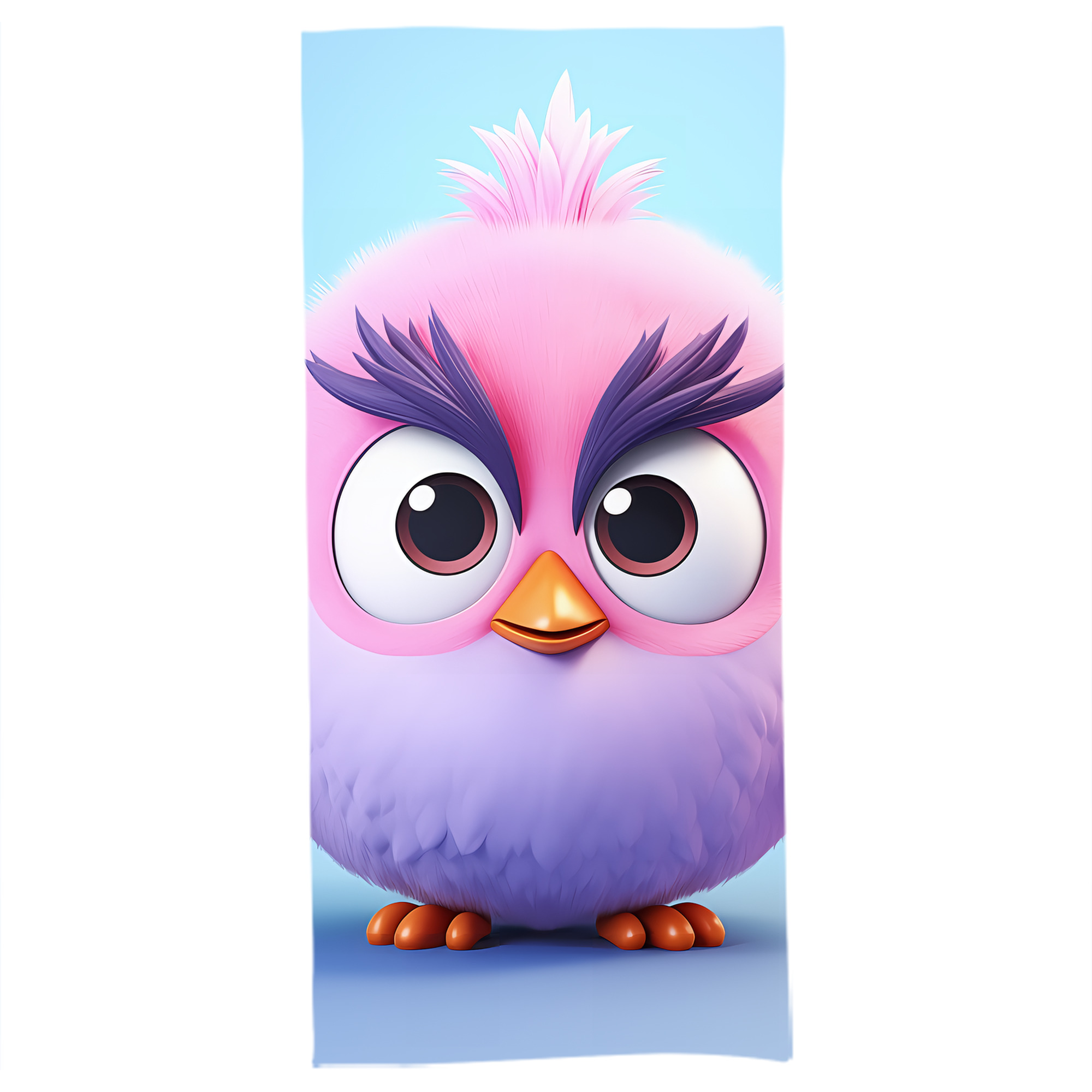 （画像用） Angry Birds アングリーバード 大判バスタオル 70×140cm 吸水速乾 柔らかい肌触り