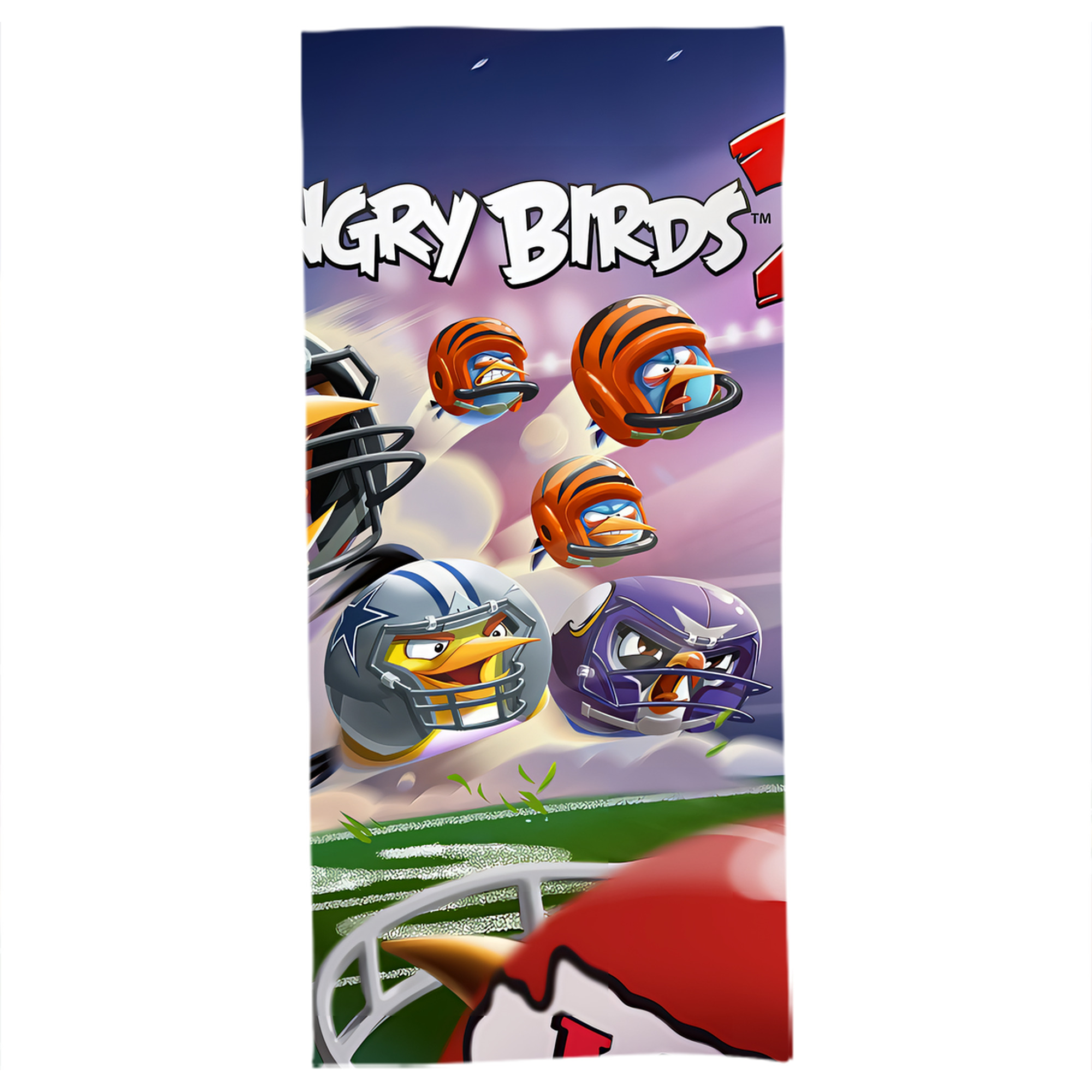 （画像用） Angry Birds アングリーバード 大判バスタオル 70×140cm 吸水速乾 柔らかい肌触り
