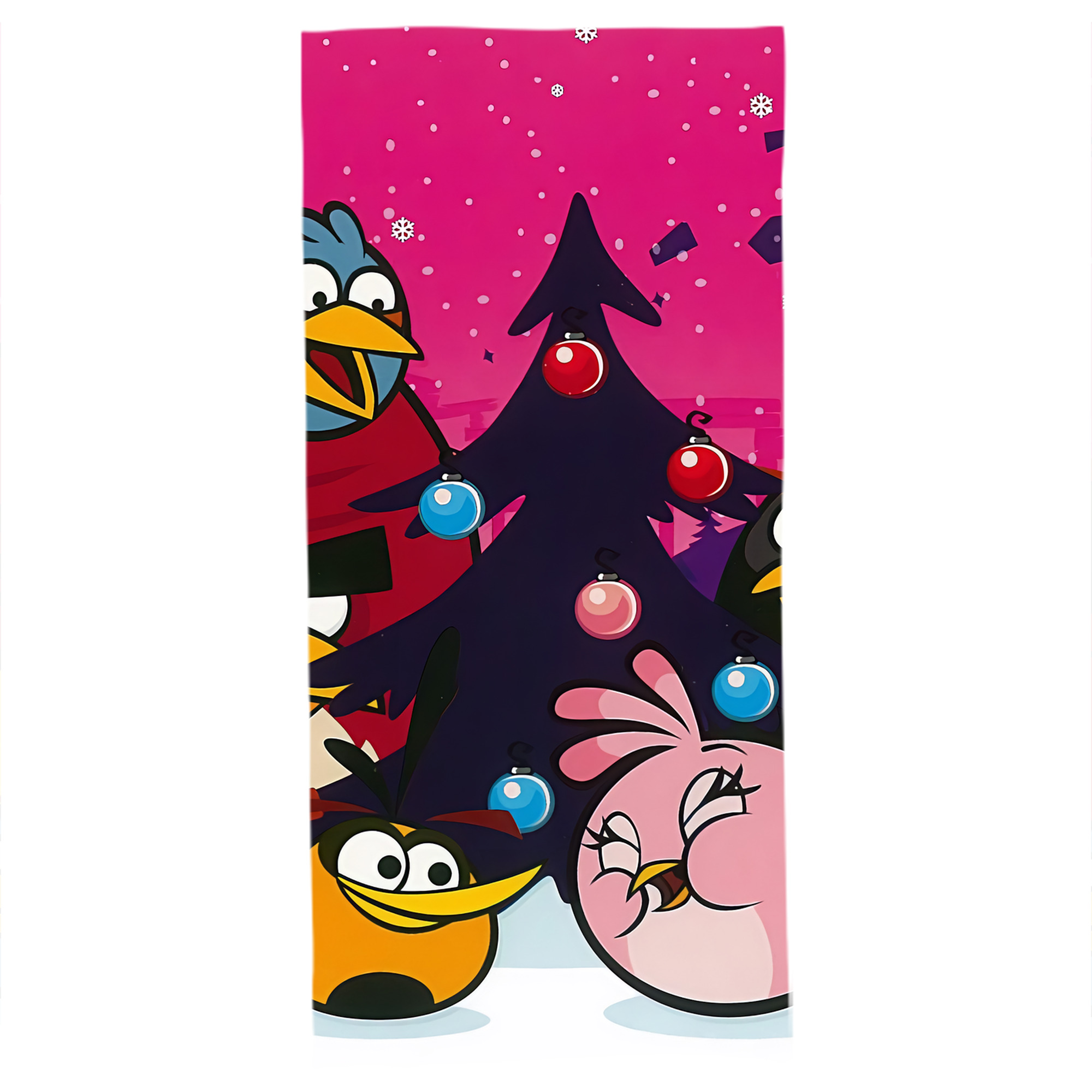（画像用） Angry Birds アングリーバード 大判バスタオル 70×140cm 吸水速乾 柔らかい肌触り