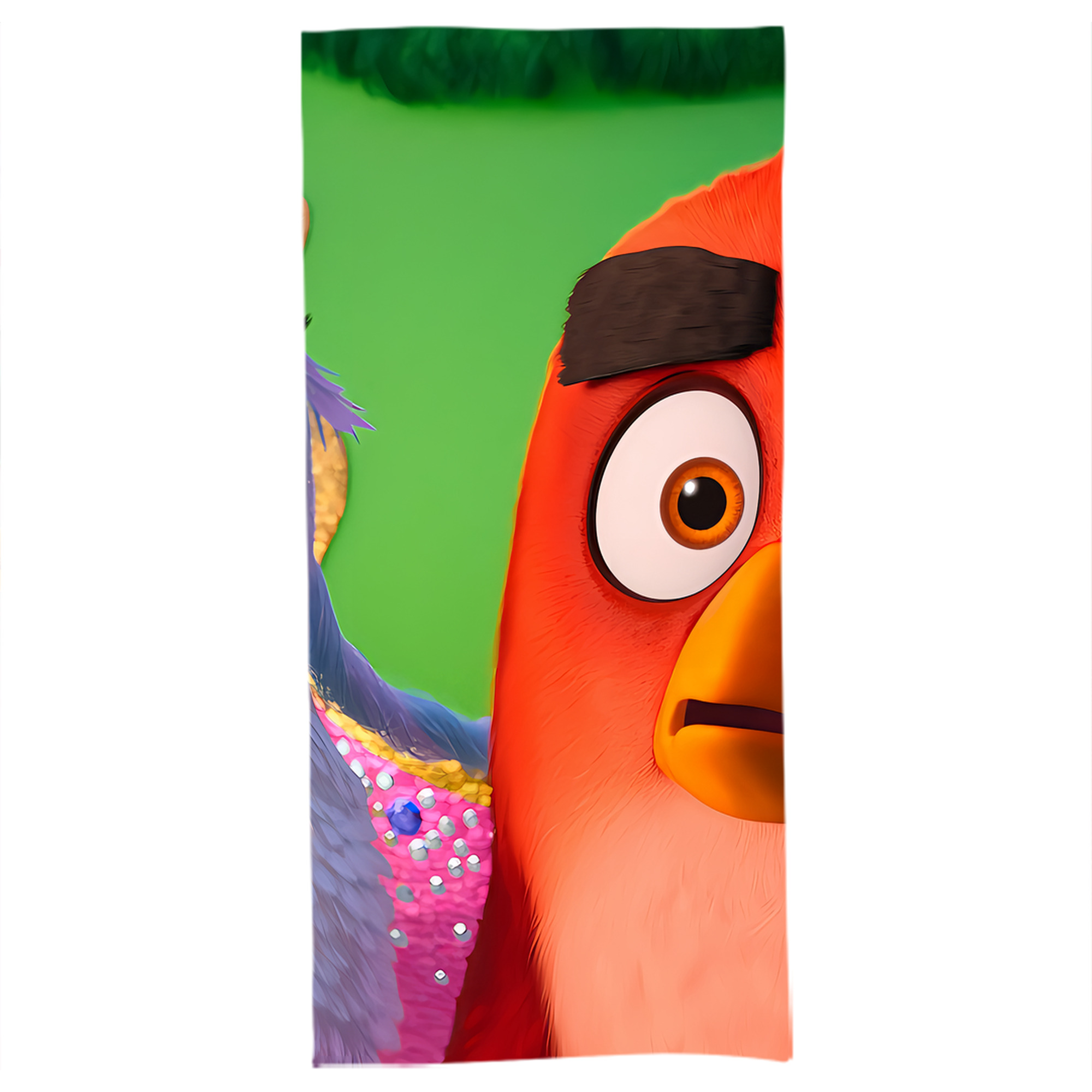 （画像用） Angry Birds アングリーバード 大判バスタオル 70×140cm 吸水速乾 柔らかい肌触り