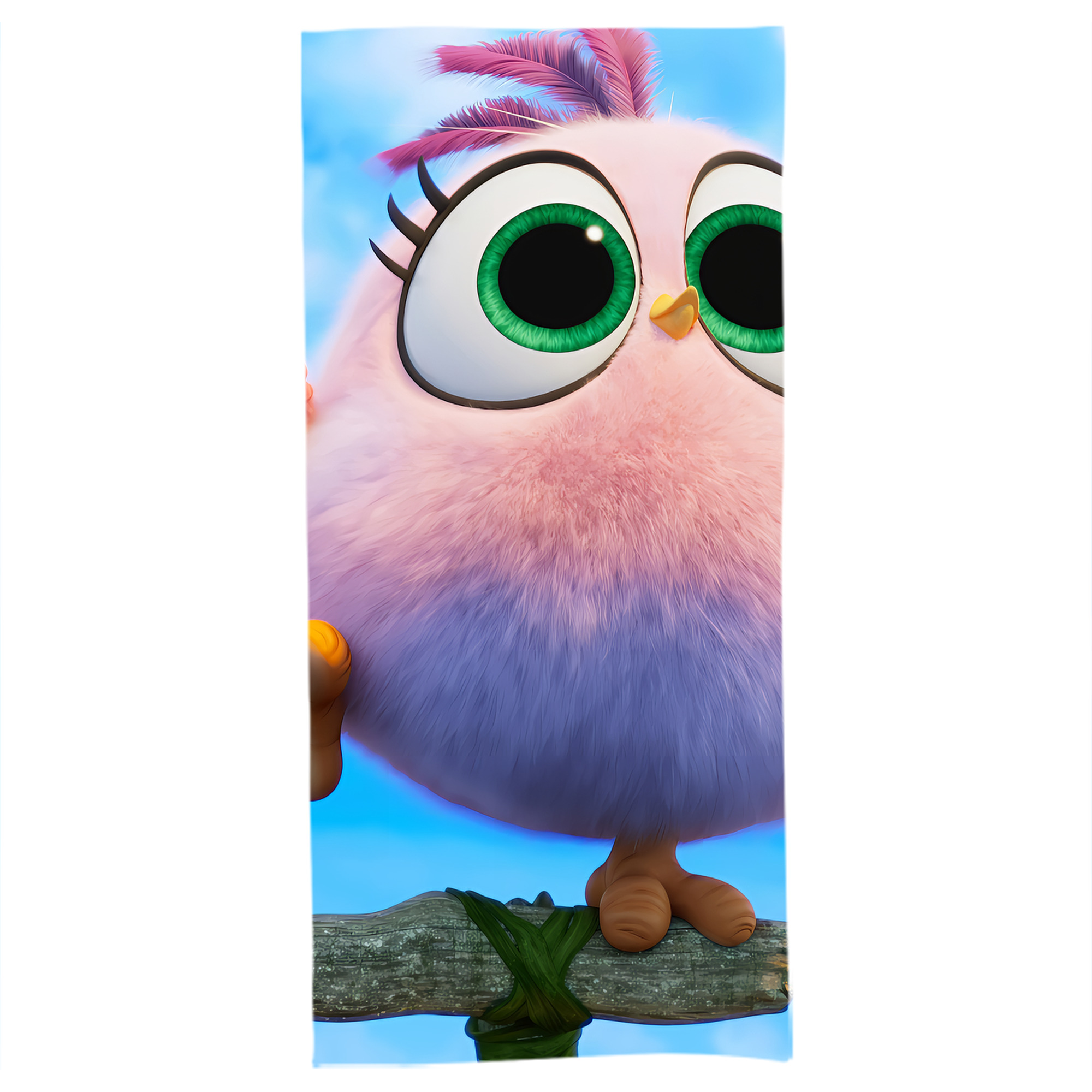 （画像用） Angry Birds アングリーバード 大判バスタオル 70×140cm 吸水速乾 柔らかい肌触り