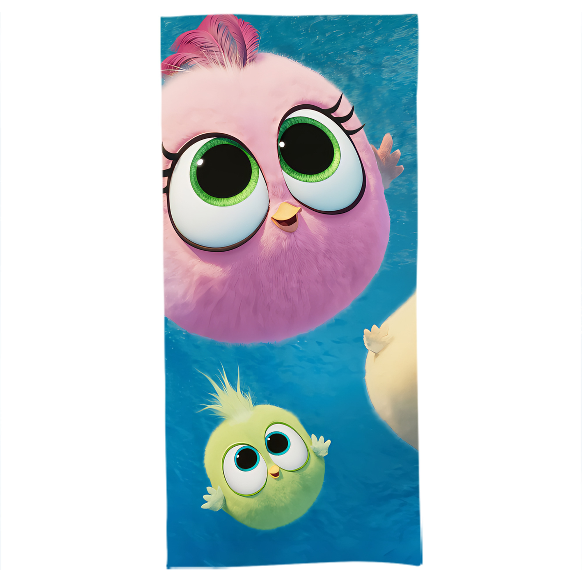 （画像用） Angry Birds アングリーバード 大判バスタオル 70×140cm 吸水速乾 柔らかい肌触り