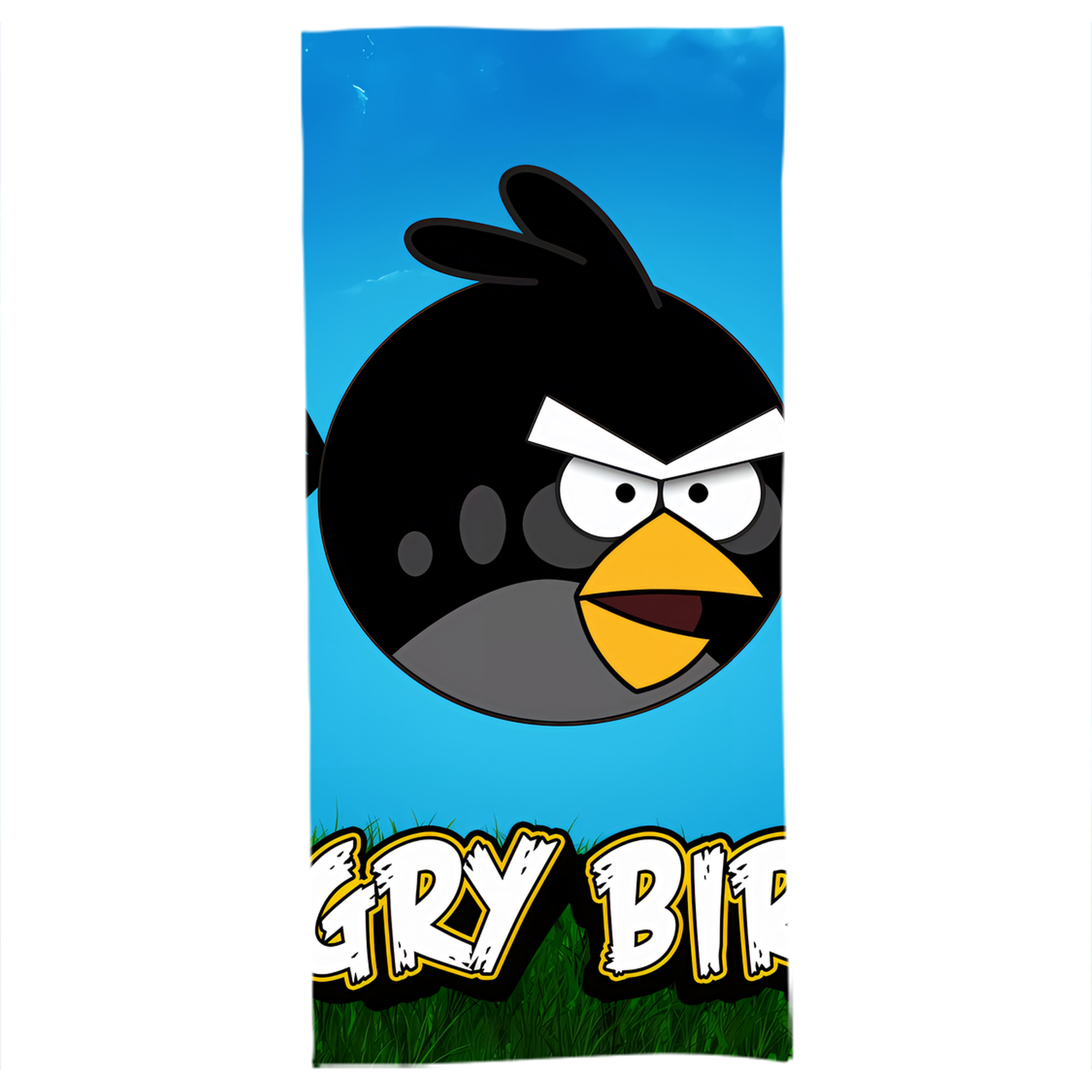 （画像用） Angry Birds アングリーバード 大判バスタオル 70×140cm 吸水速乾 柔らかい肌触り