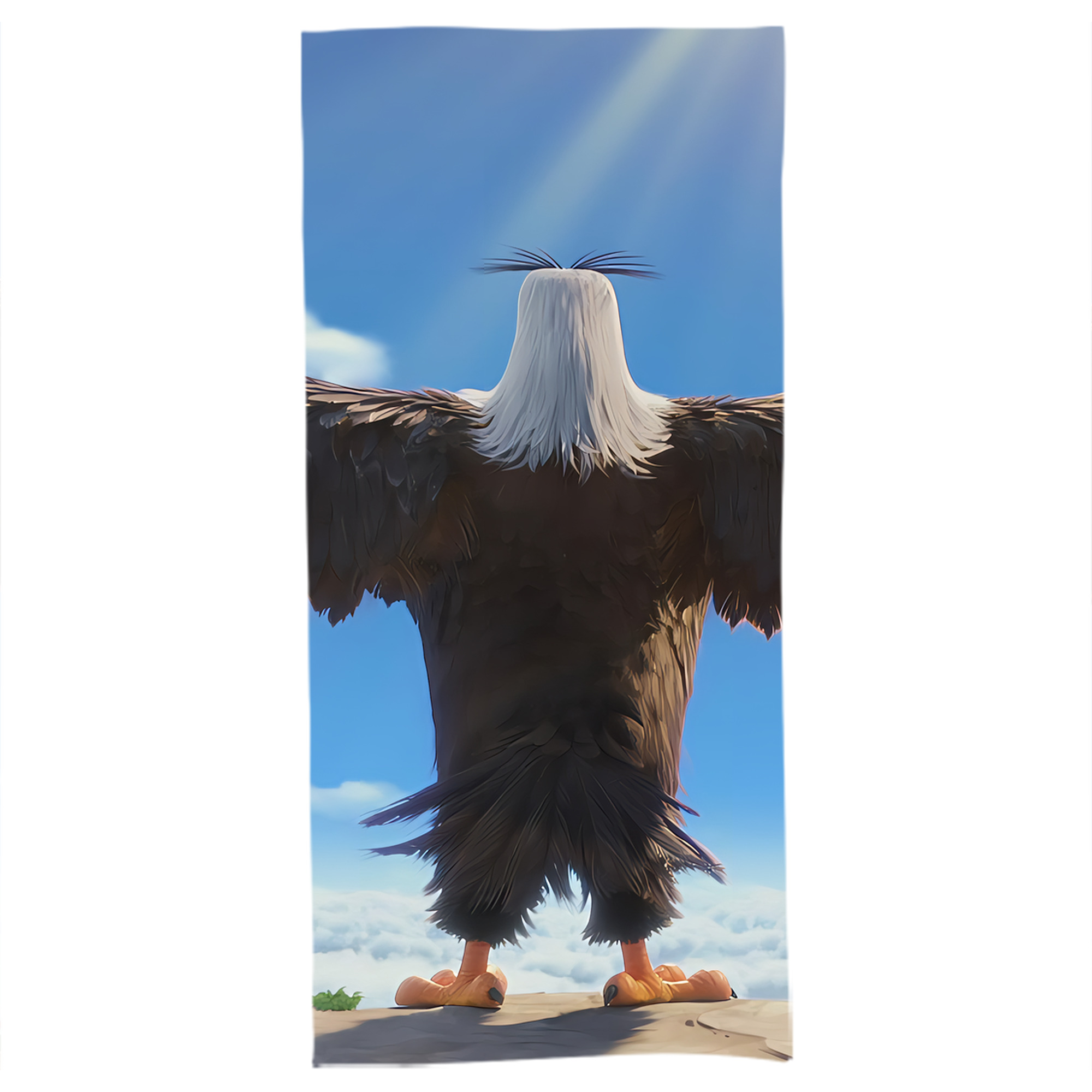 （画像用） Angry Birds アングリーバード 大判バスタオル 70×140cm 吸水速乾 柔らかい肌触り