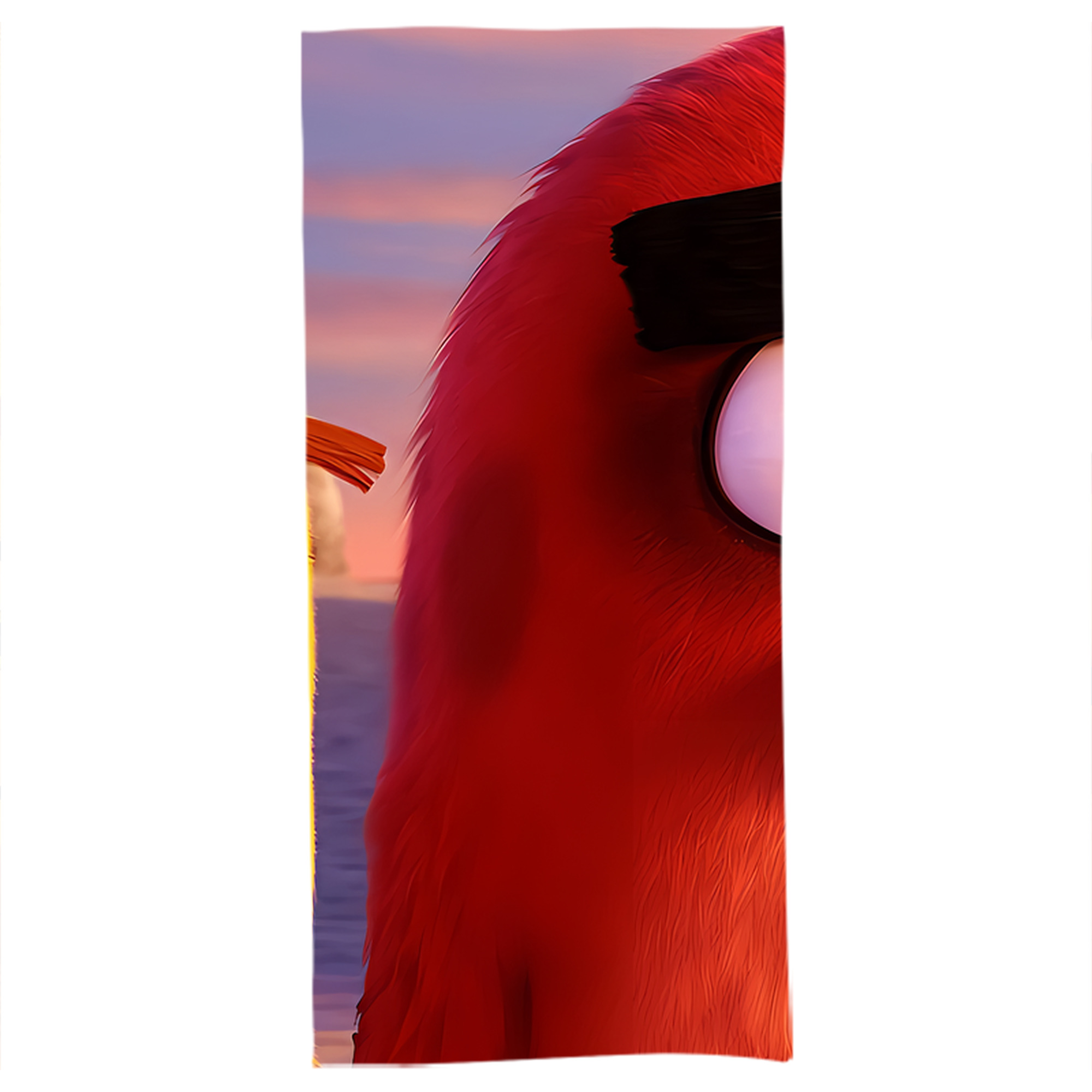（画像用） Angry Birds アングリーバード 大判バスタオル 70×140cm 吸水速乾 柔らかい肌触り
