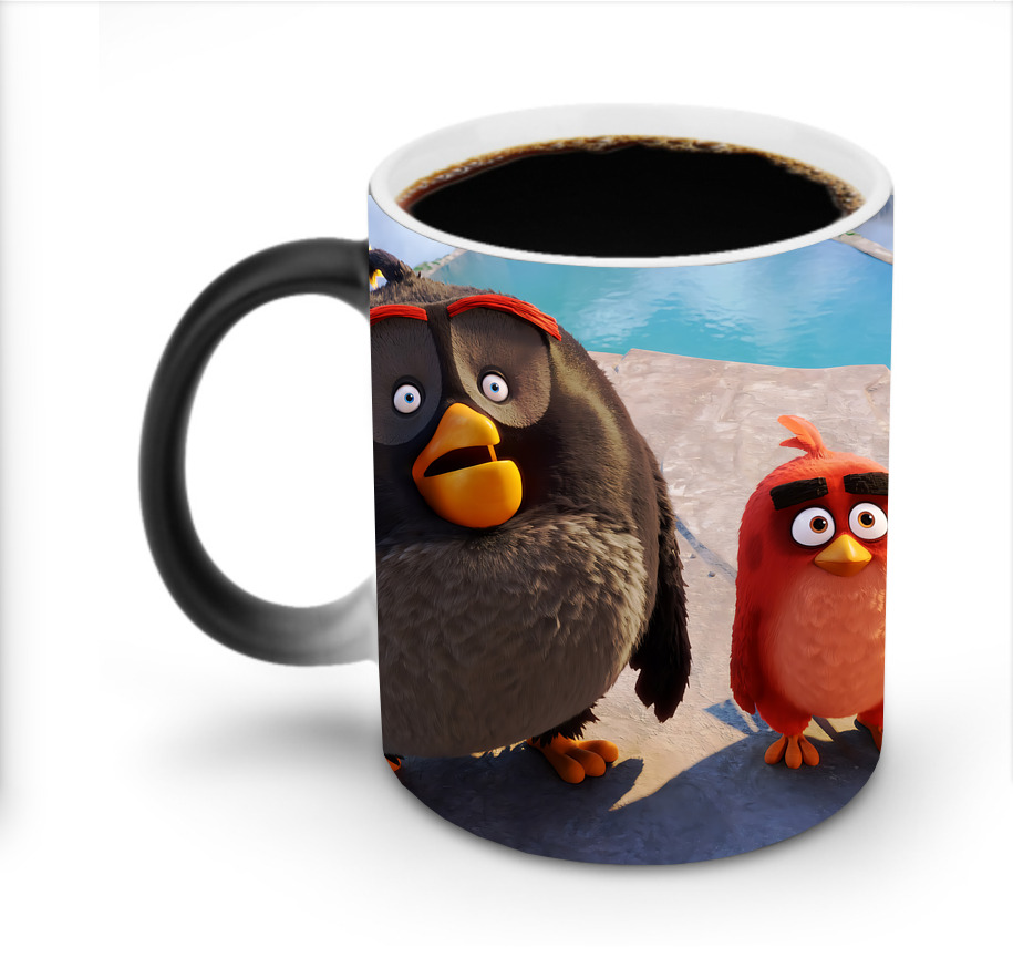 （画像用） Angry Birds アングリーバード 温度変色マグカップ