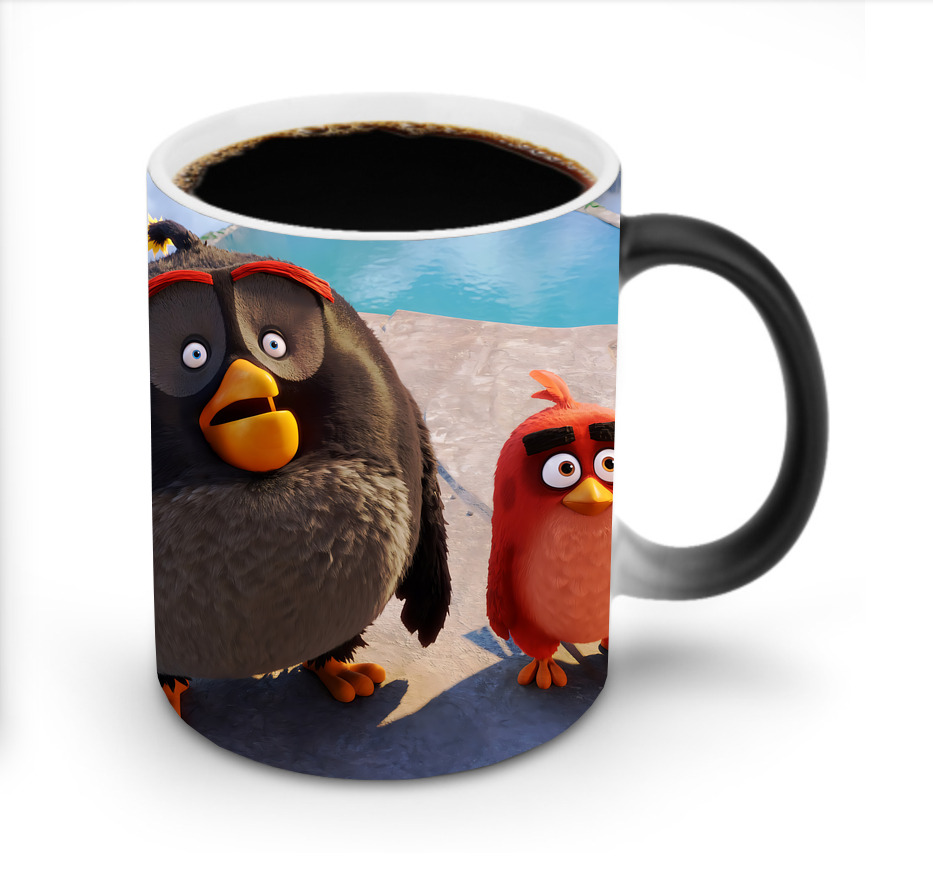 （画像用） Angry Birds アングリーバード 温度変色マグカップ