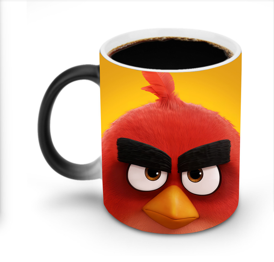 （画像用） Angry Birds アングリーバード 温度変色マグカップ