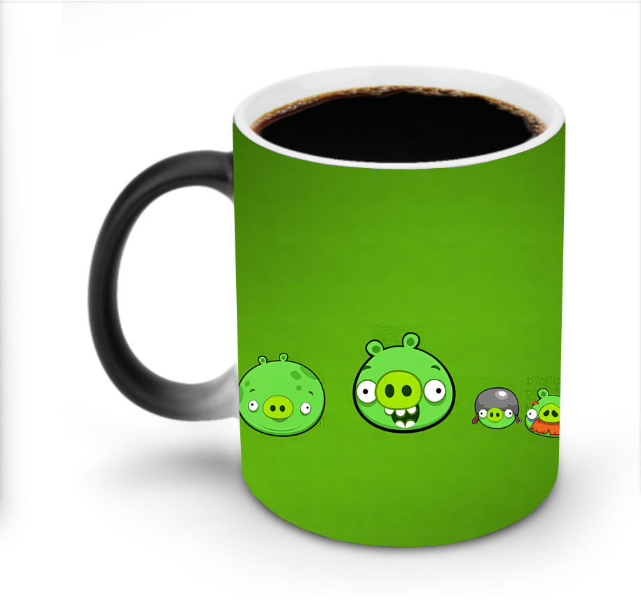 （画像用） Angry Birds アングリーバード 温度変色マグカップ