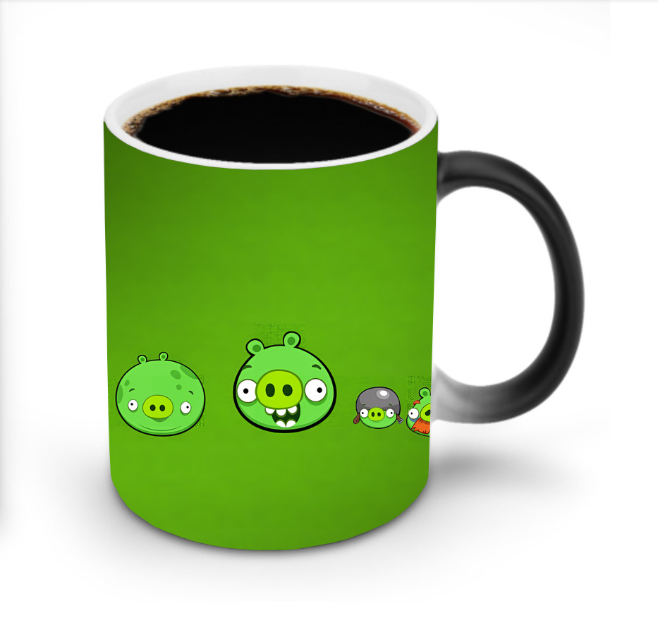 （画像用） Angry Birds アングリーバード 温度変色マグカップ