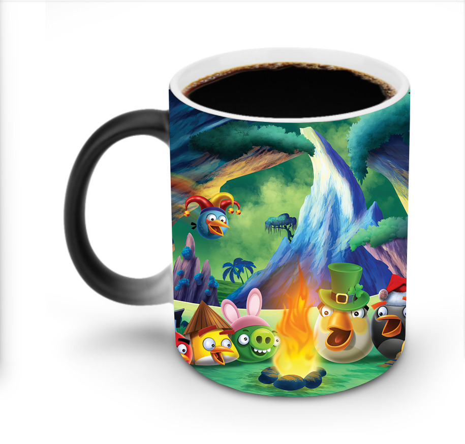 （画像用） Angry Birds アングリーバード 温度変色マグカップ