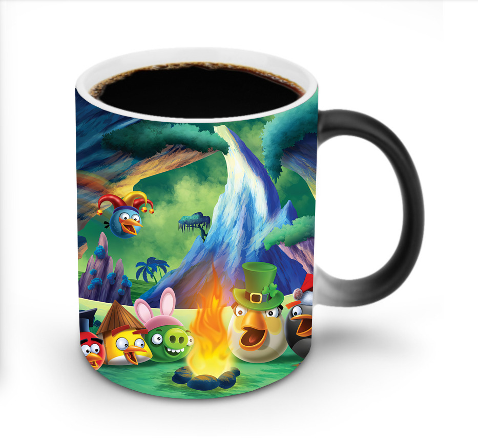 （画像用） Angry Birds アングリーバード 温度変色マグカップ
