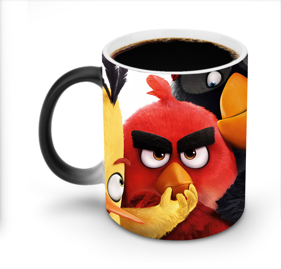 （画像用） Angry Birds アングリーバード 温度変色マグカップ