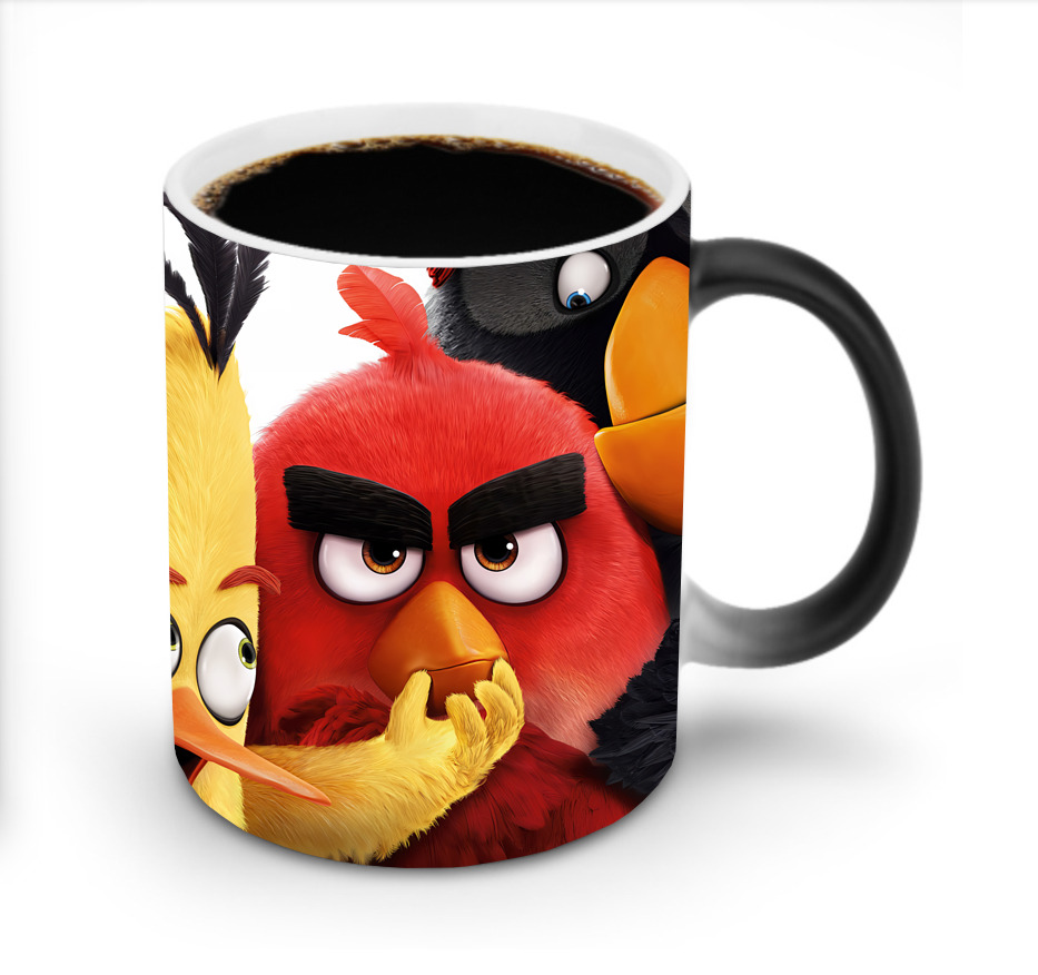 （画像用） Angry Birds アングリーバード 温度変色マグカップ