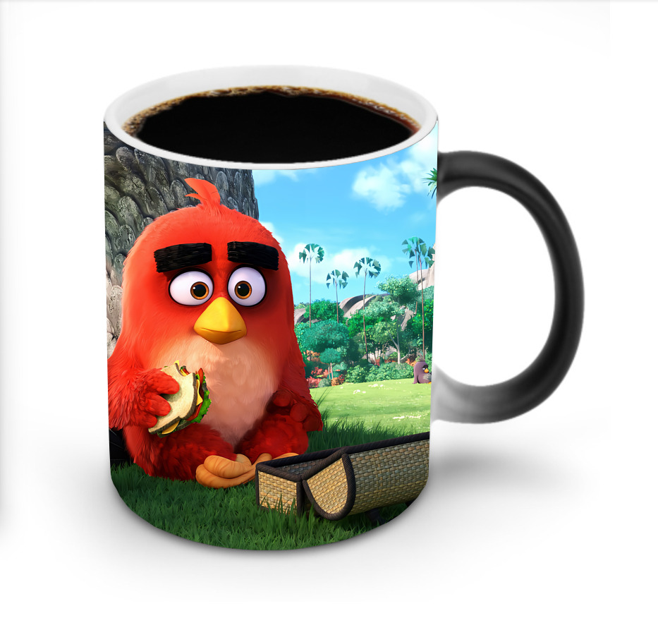 （画像用） Angry Birds アングリーバード 温度変色マグカップ