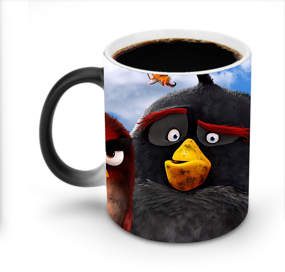 （画像用） Angry Birds アングリーバード 温度変色マグカップ