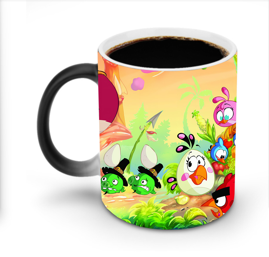 （画像用） Angry Birds アングリーバード 温度変色マグカップ