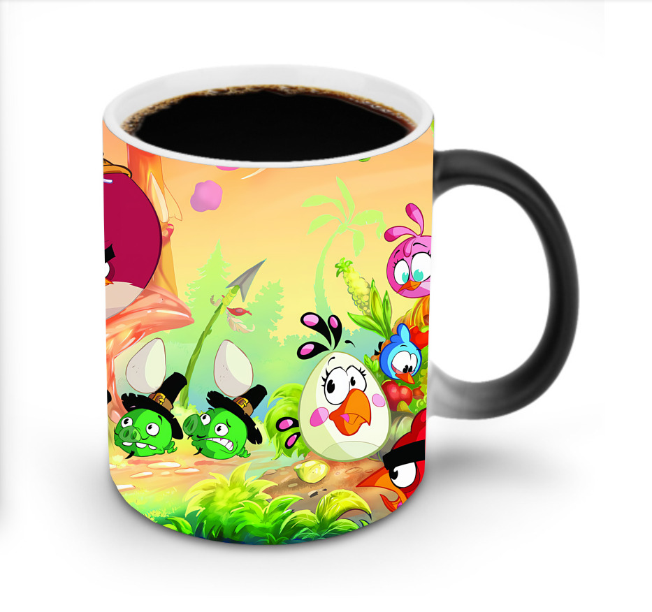 （画像用） Angry Birds アングリーバード 温度変色マグカップ
