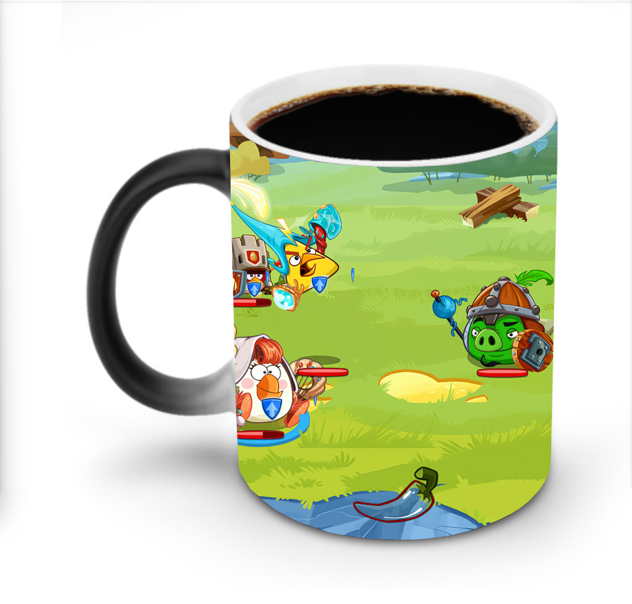 （画像用） Angry Birds アングリーバード 温度変色マグカップ