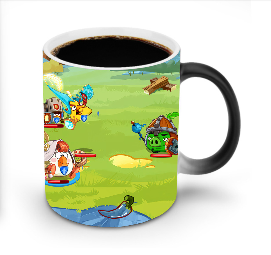 （画像用） Angry Birds アングリーバード 温度変色マグカップ