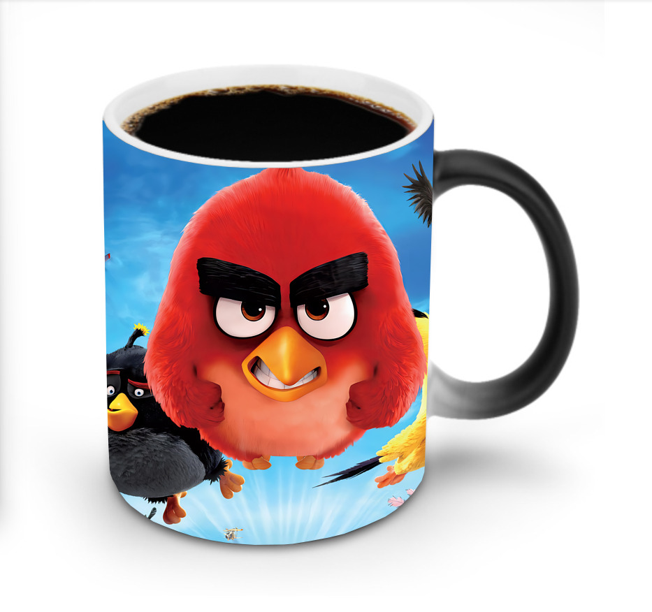 （画像用） Angry Birds アングリーバード 温度変色マグカップ