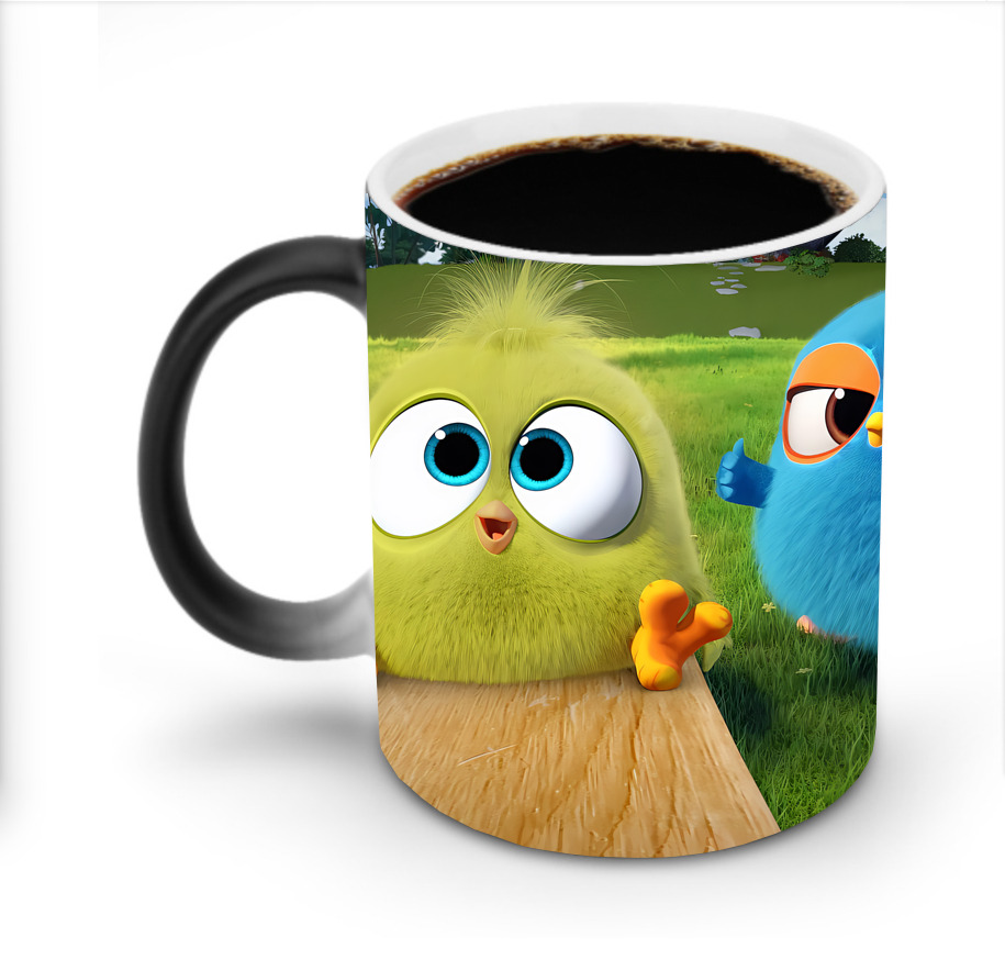 （画像用） Angry Birds アングリーバード 温度変色マグカップ