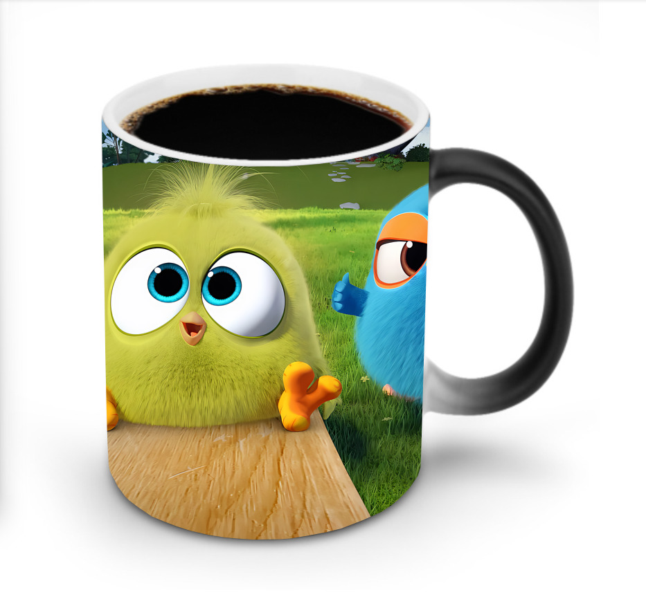 （画像用） Angry Birds アングリーバード 温度変色マグカップ