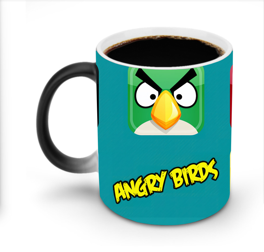 （画像用） Angry Birds アングリーバード 温度変色マグカップ