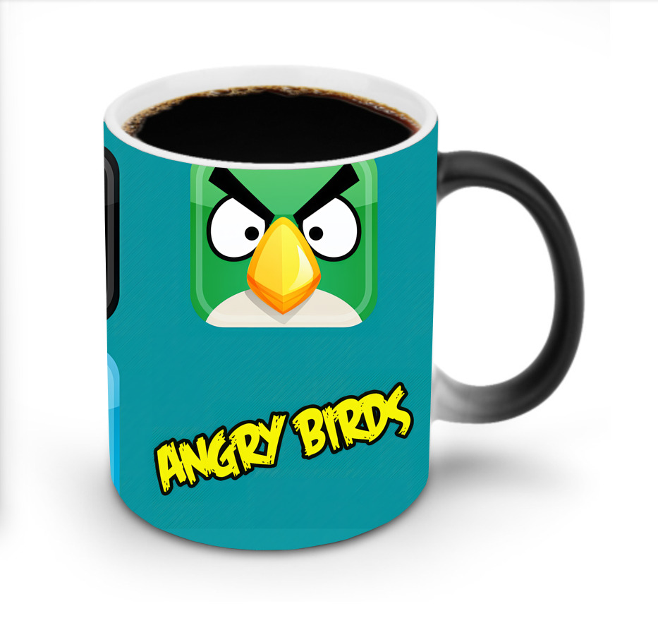 （画像用） Angry Birds アングリーバード 温度変色マグカップ